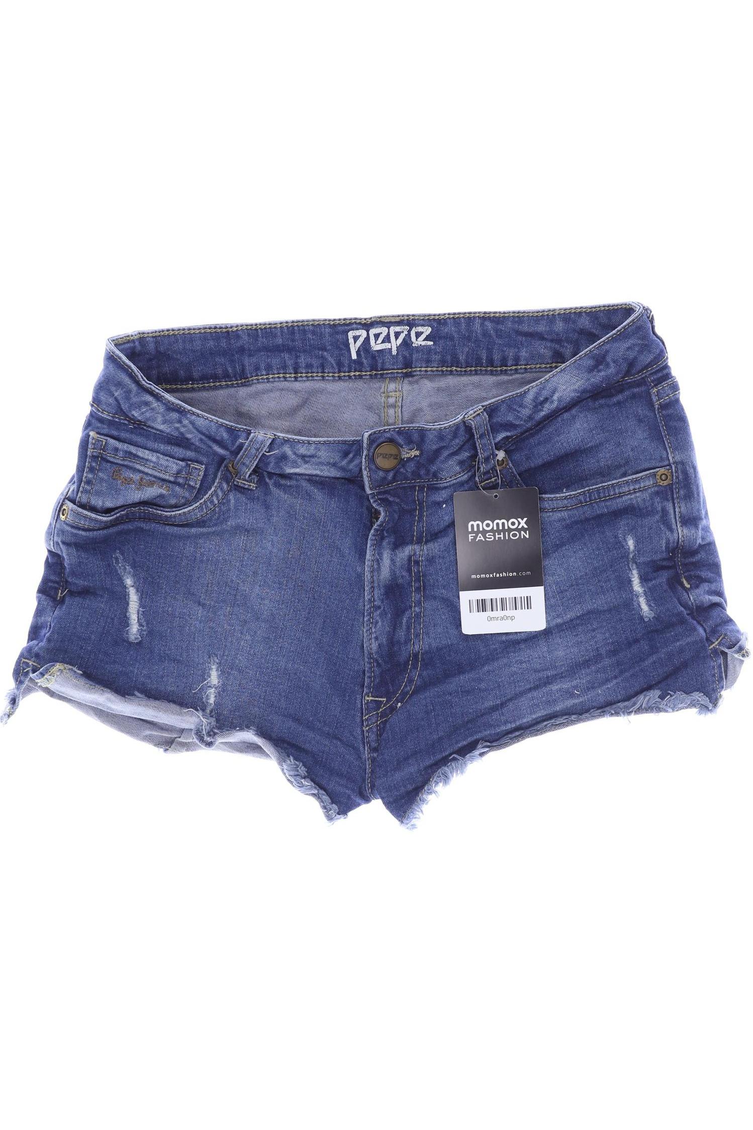 

Pepe Jeans Damen Shorts, blau, Gr. 40