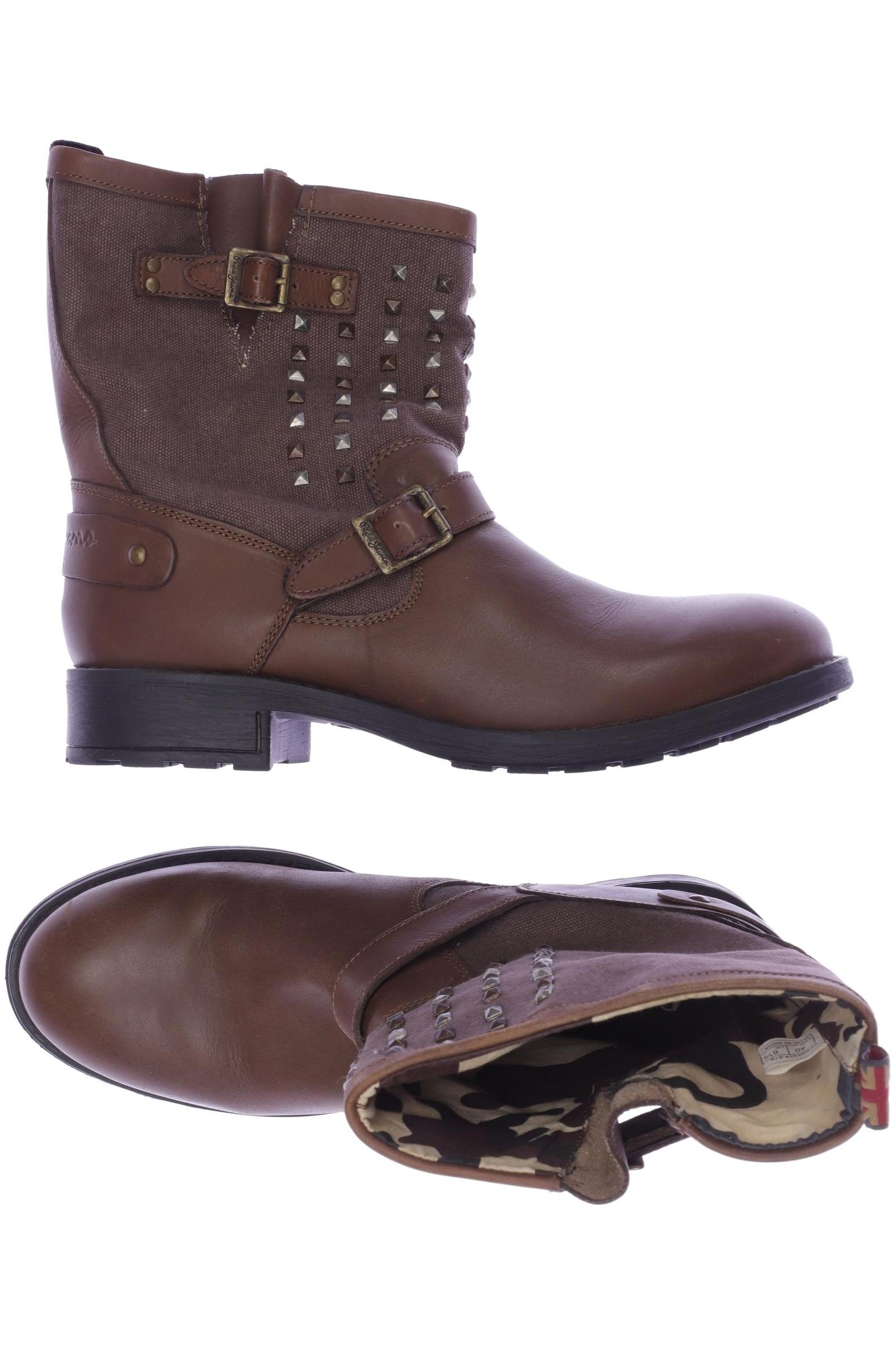 

Pepe Jeans Damen Stiefelette, braun, Gr. 40