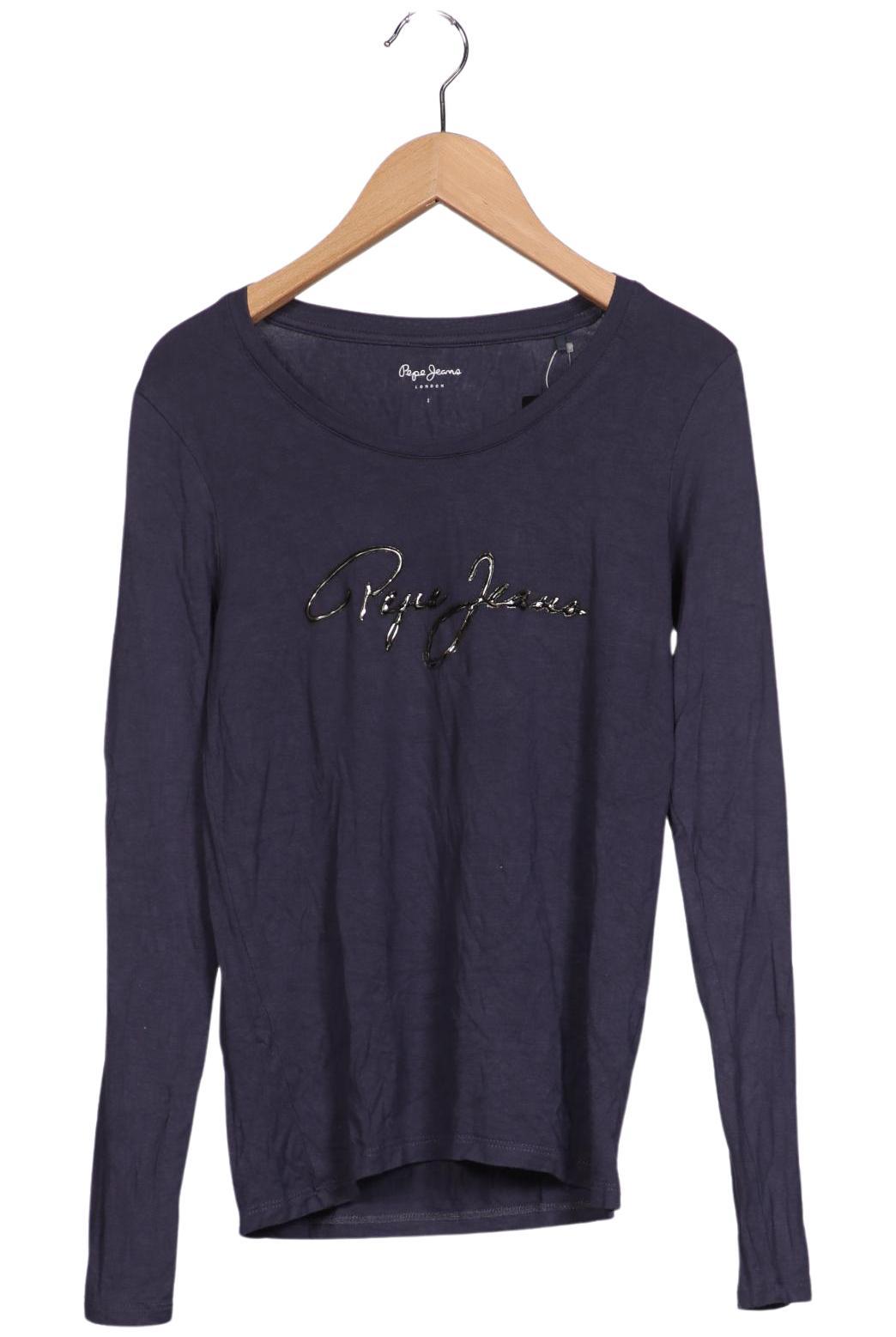 

Pepe Jeans Damen Langarmshirt, marineblau, Gr. 36