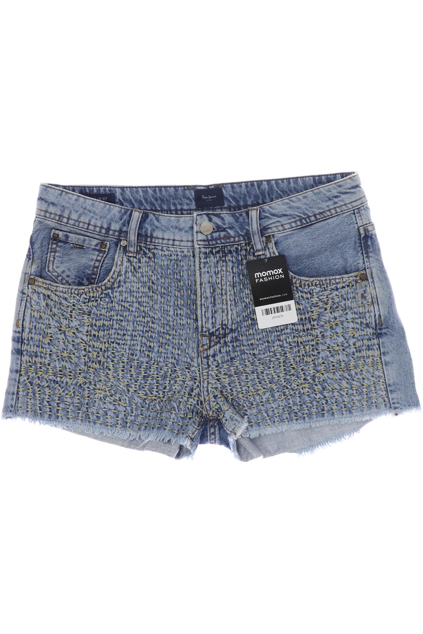 

Pepe Jeans Damen Shorts, blau, Gr. 32