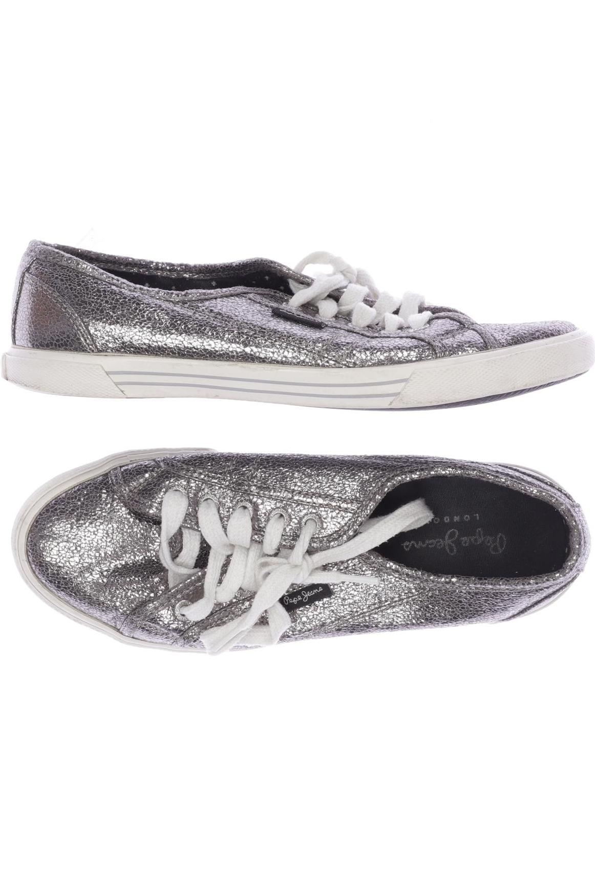 

Pepe Jeans Damen Sneakers, silber