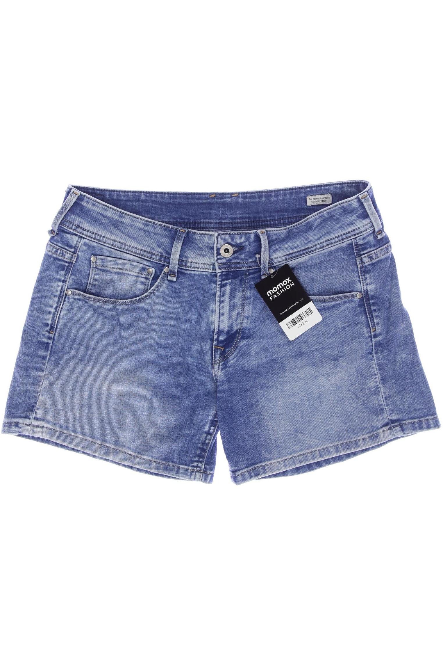 

Pepe Jeans Damen Shorts, blau, Gr. 27