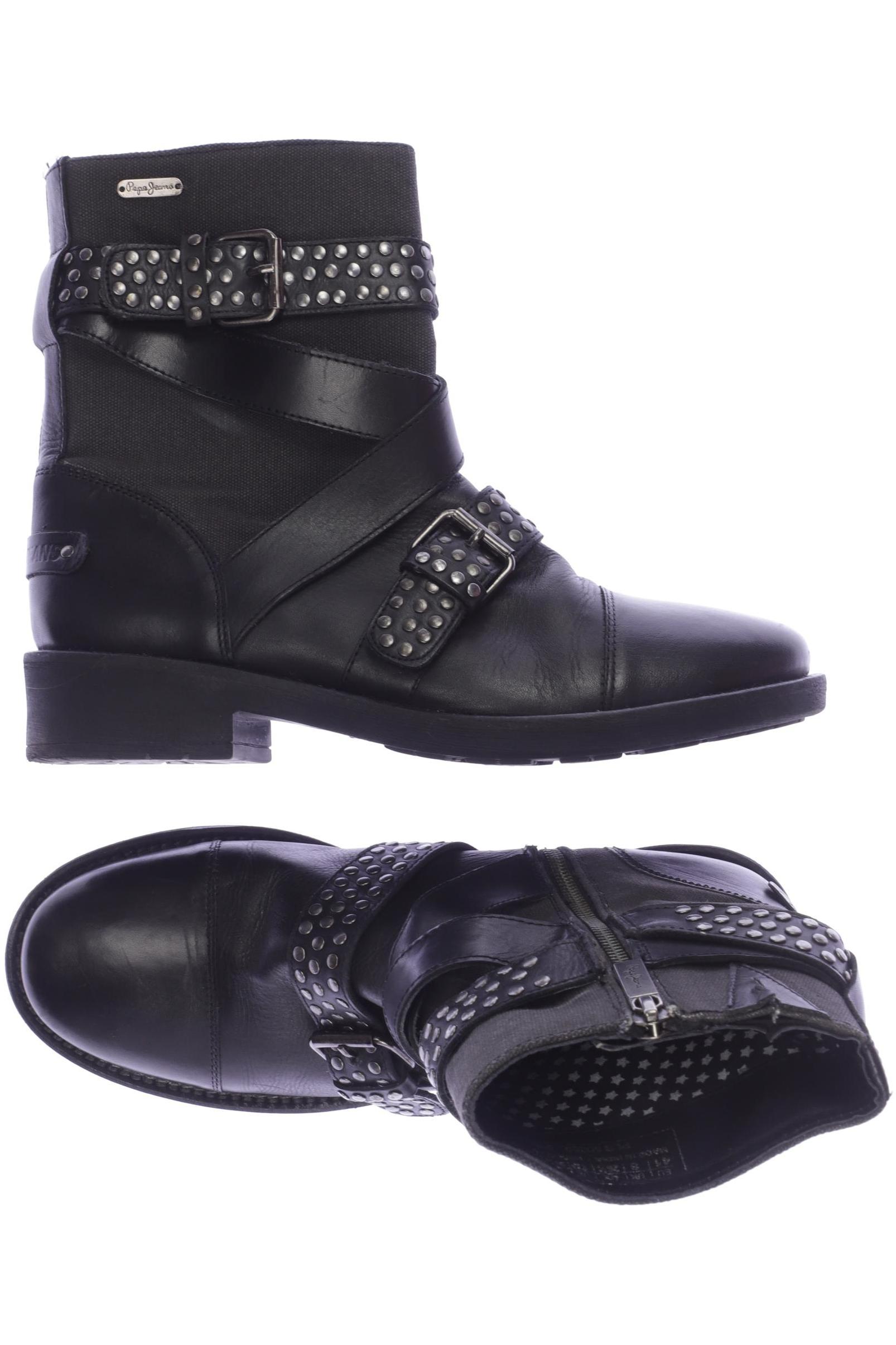 

Pepe Jeans Damen Stiefelette, schwarz