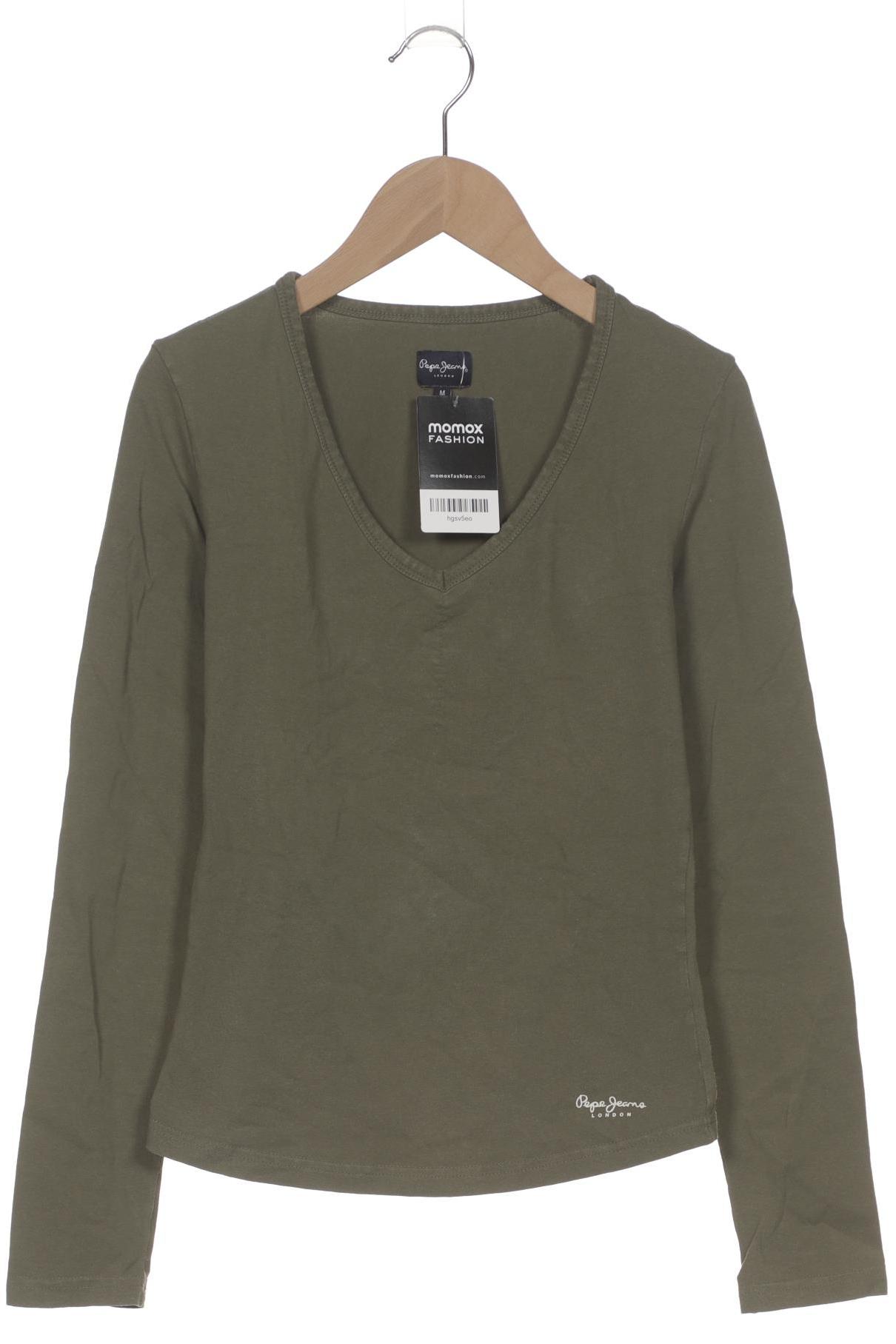 

Pepe Jeans Damen Langarmshirt, grün, Gr. 38