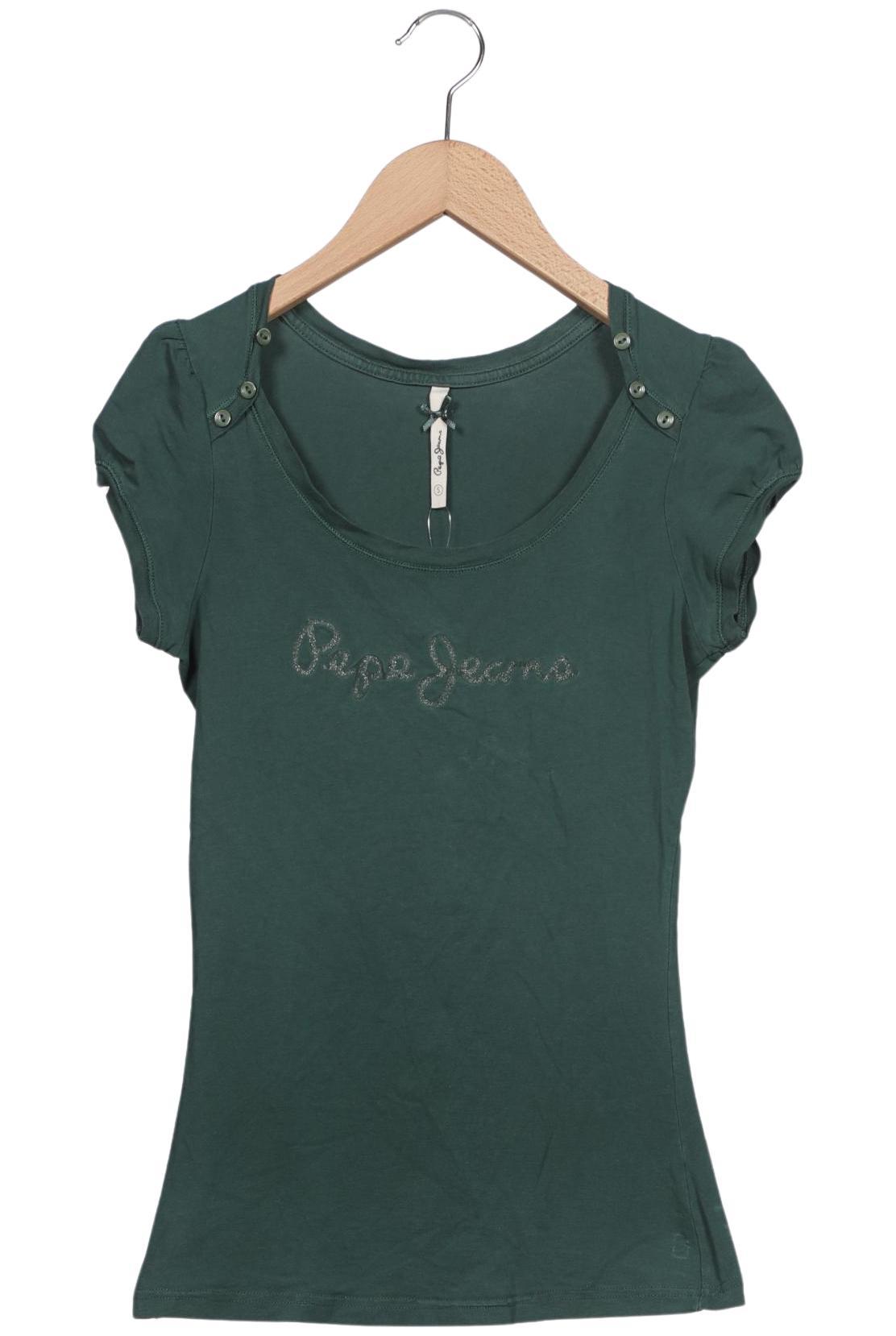 

Pepe Jeans Damen T-Shirt, grün, Gr. 36