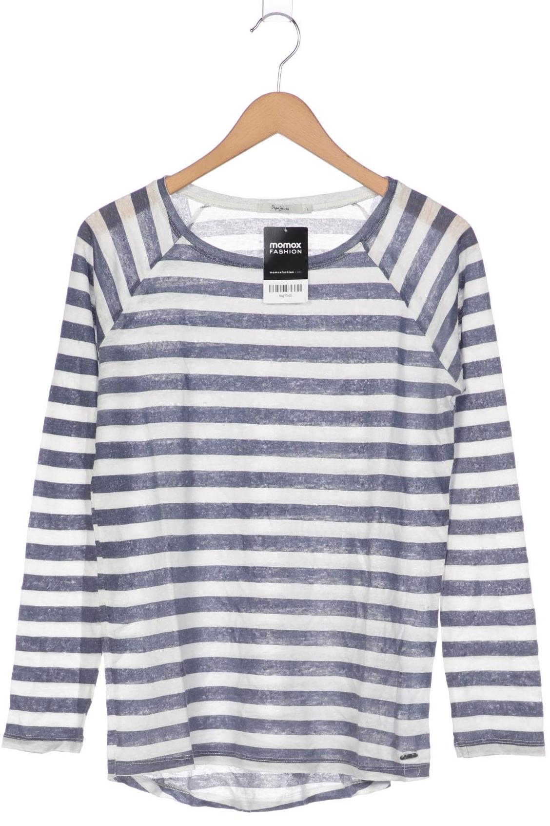 

Pepe Jeans Damen Langarmshirt, blau, Gr. 42