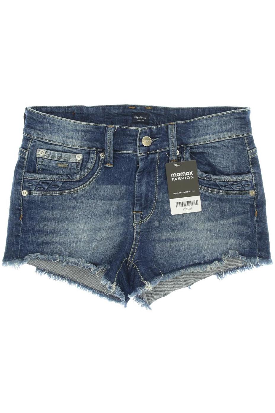 

Pepe Jeans Damen Shorts, blau, Gr. 27