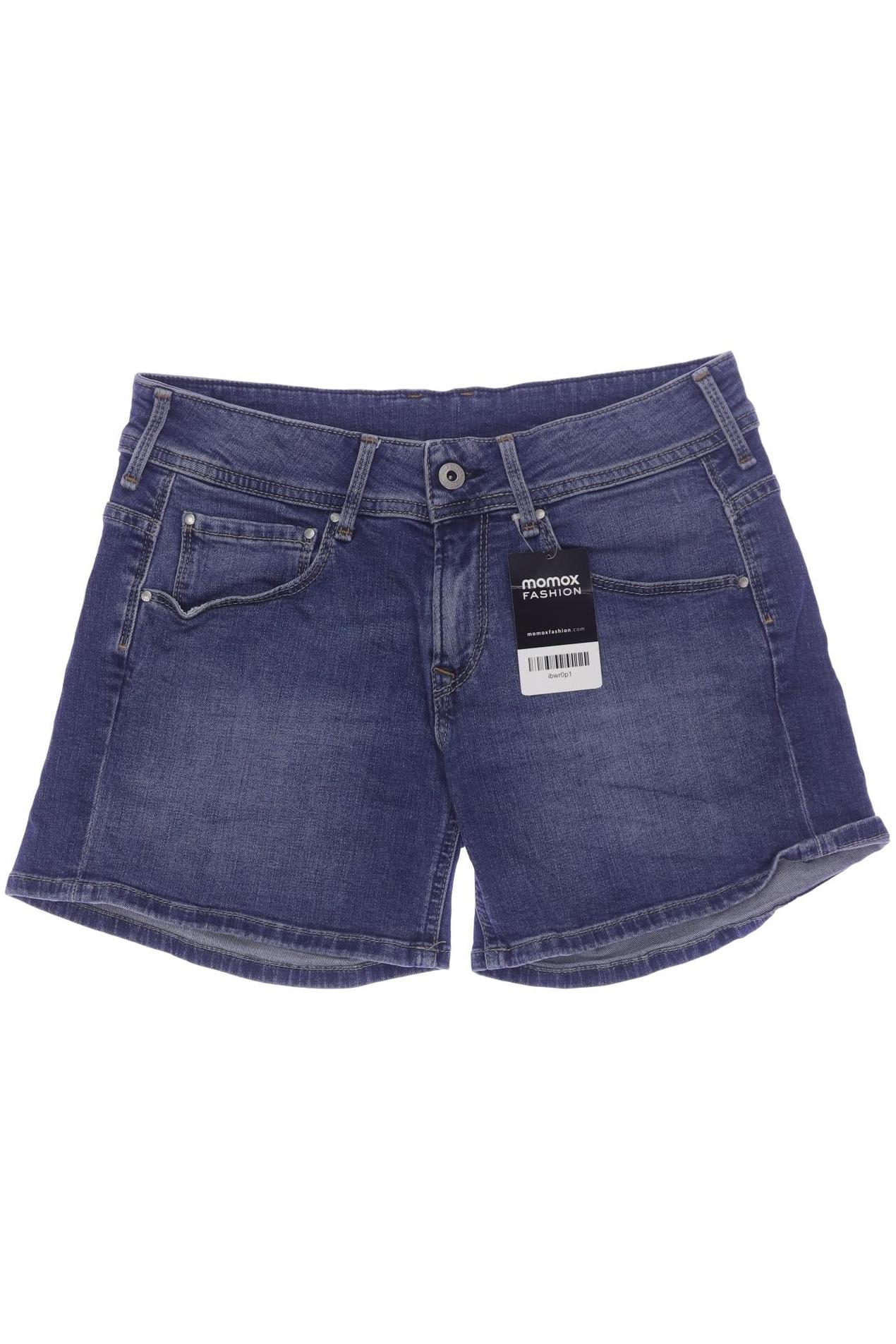 

Pepe Jeans Damen Shorts, blau, Gr. 27