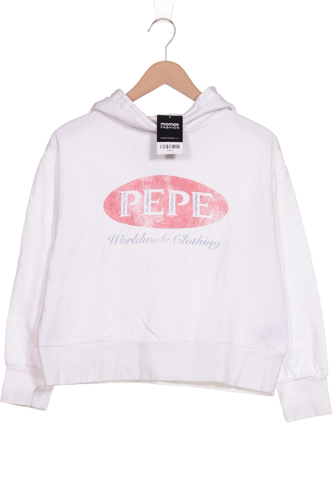 

Pepe Jeans Damen Kapuzenpullover, weiß, Gr. 42
