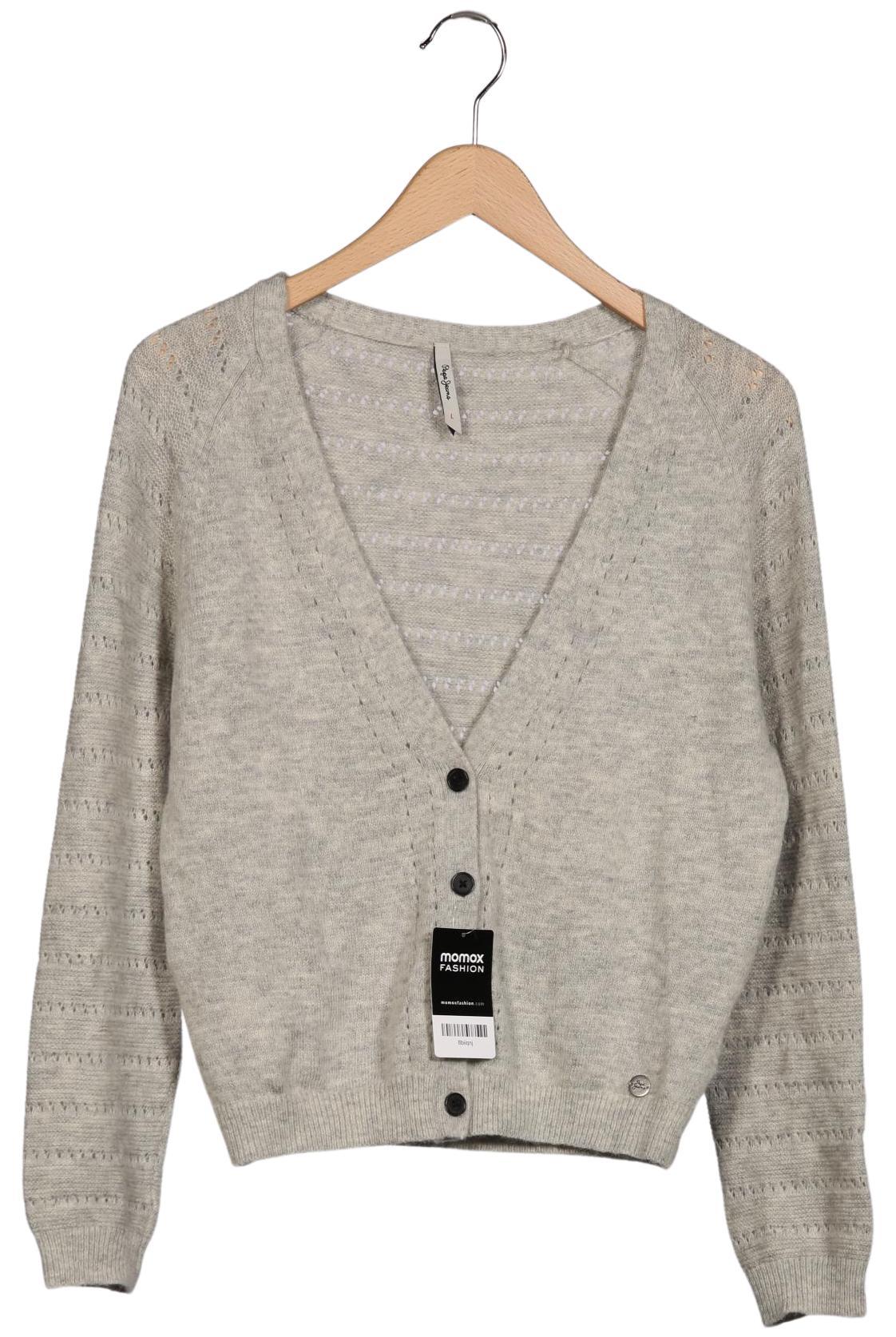 

Pepe Jeans Damen Strickjacke, grau, Gr. 42