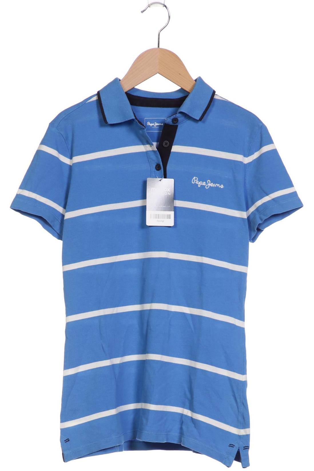 

Pepe Jeans Damen Poloshirt, blau, Gr. 38