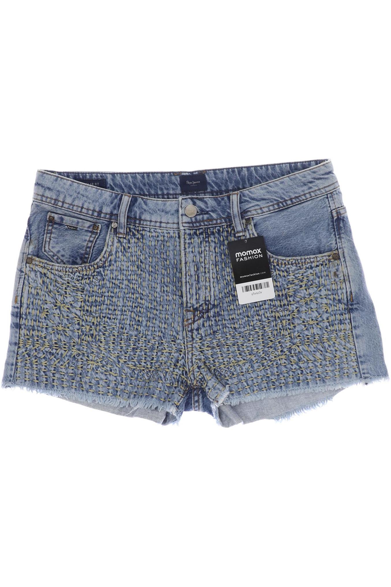 

Pepe Jeans Damen Shorts, blau, Gr. 42