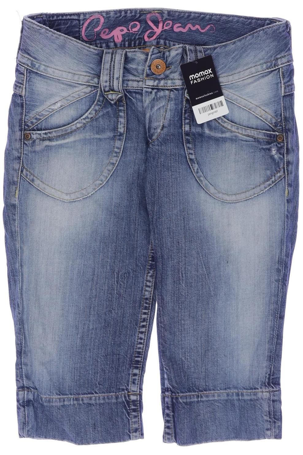 

Pepe Jeans Damen Shorts, blau, Gr. 28