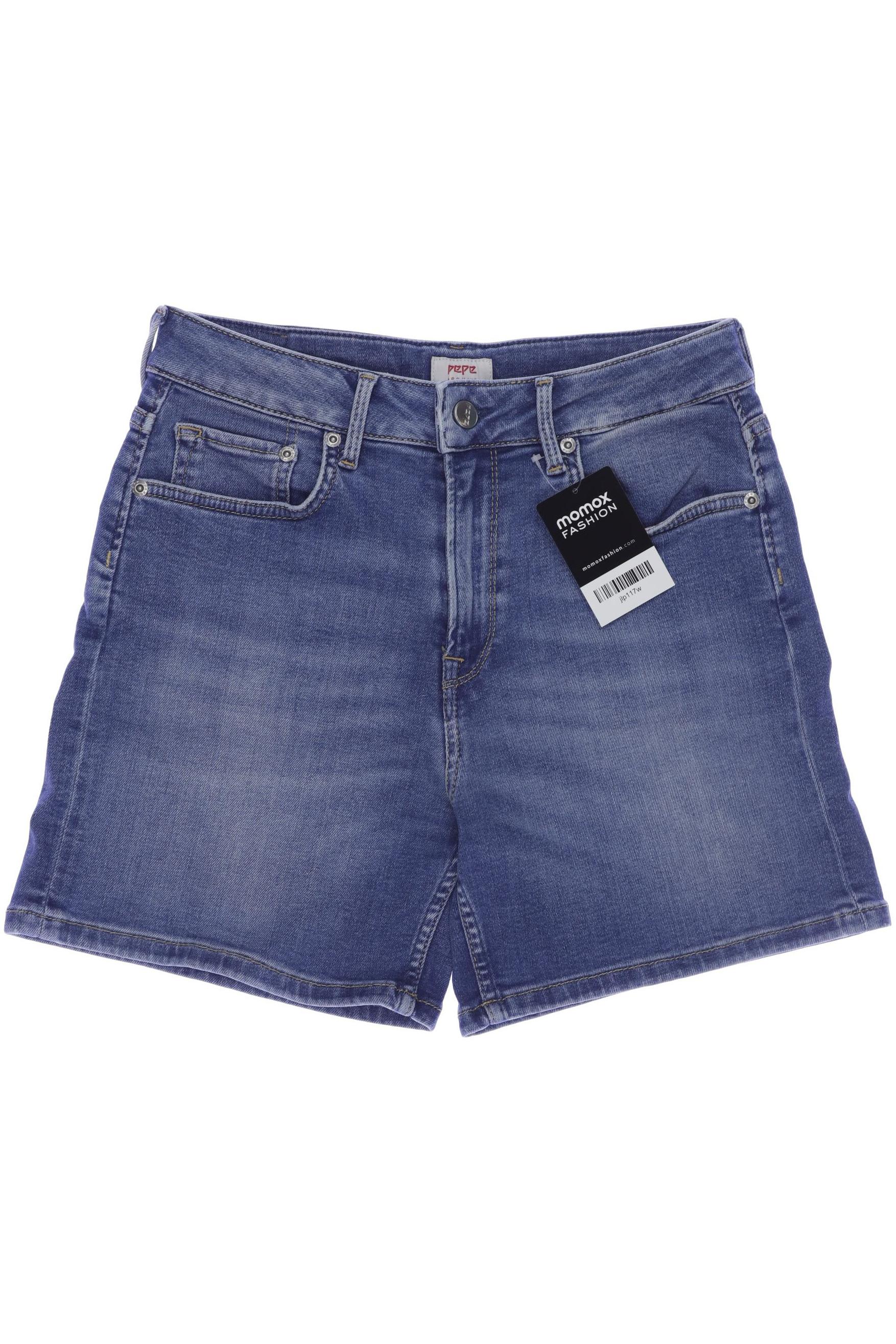 

Pepe Jeans Damen Shorts, blau, Gr. 28