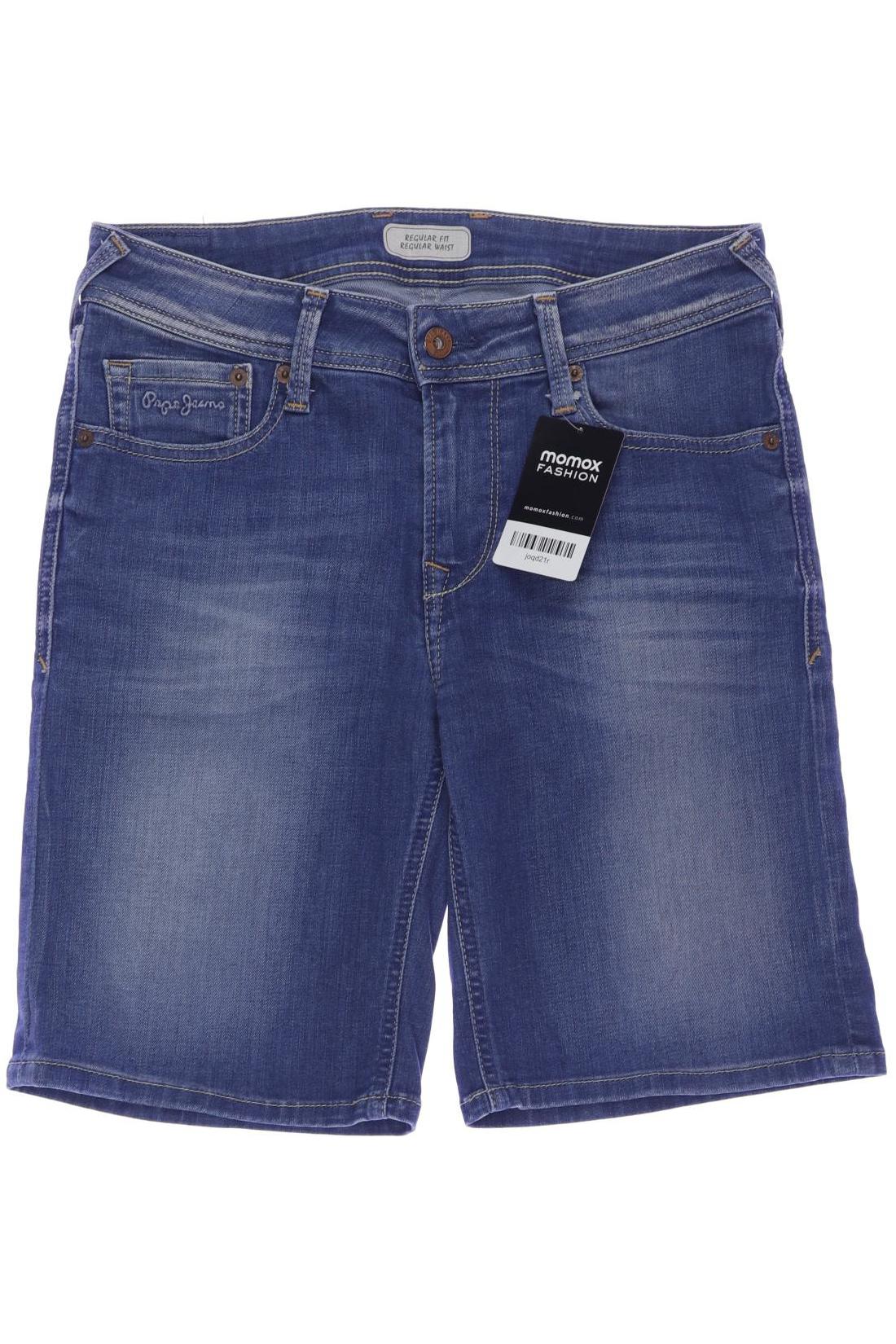 

Pepe Jeans Damen Shorts, blau, Gr. 27