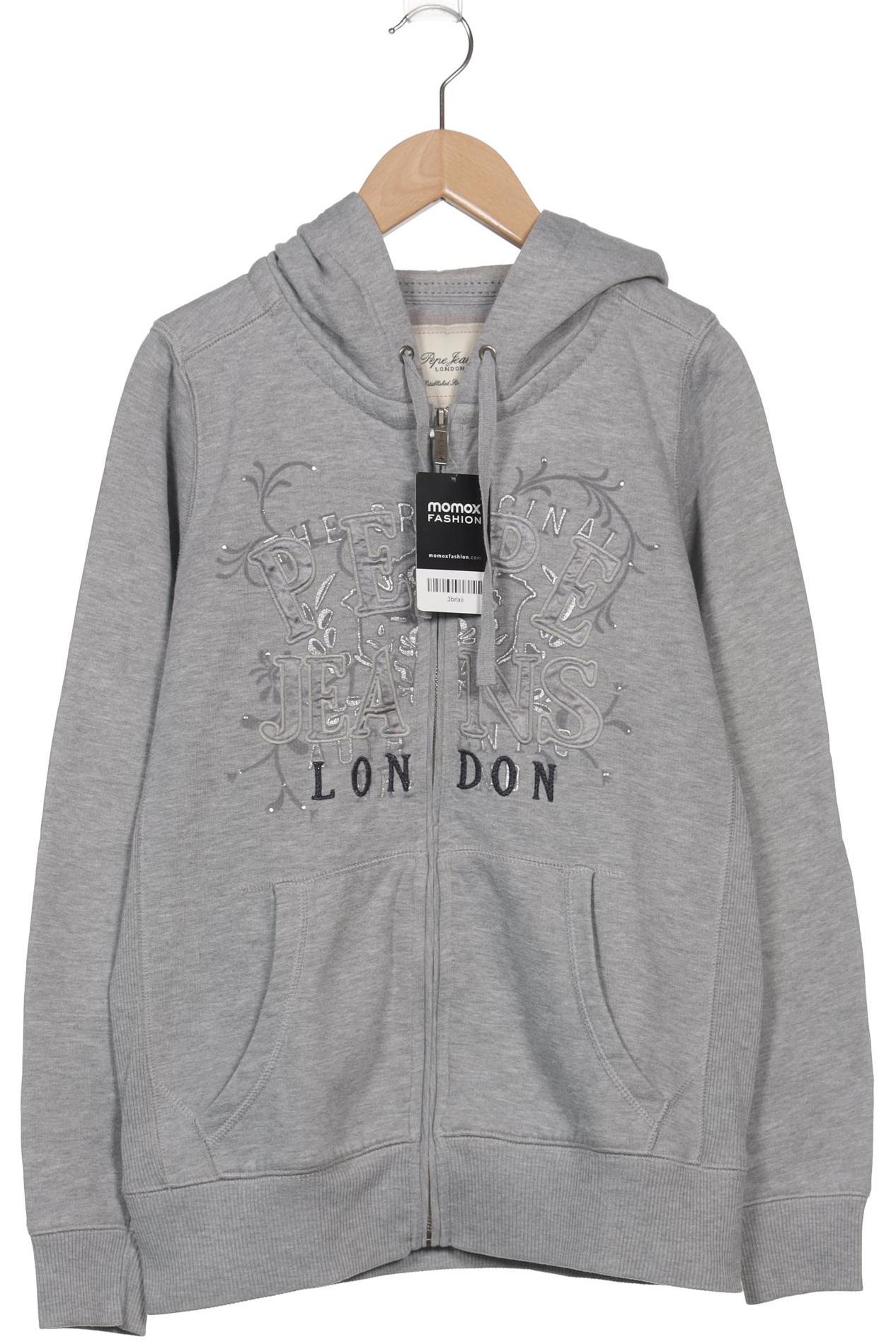 

Pepe Jeans Damen Kapuzenpullover, grau, Gr. 38