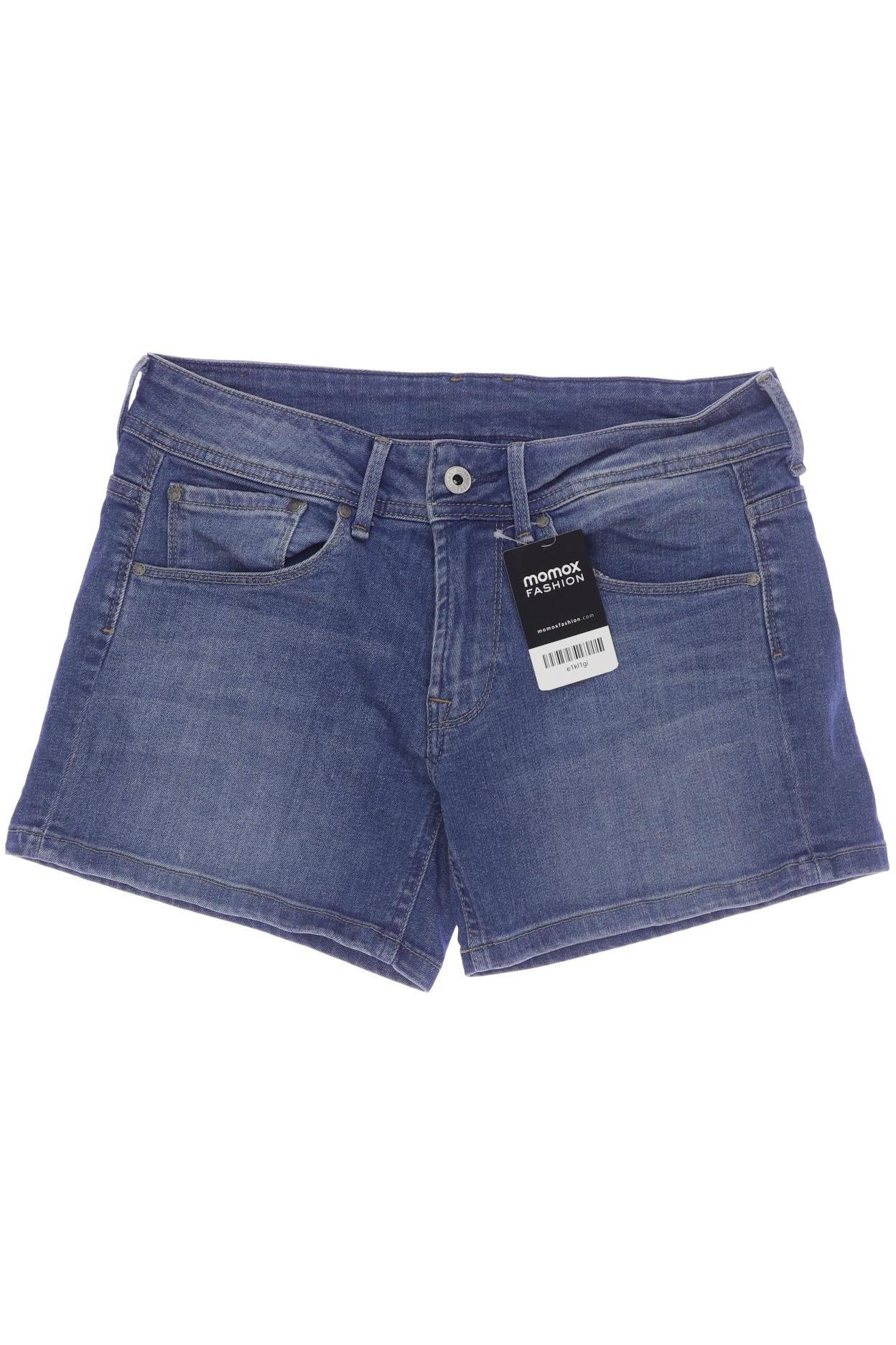 

Pepe Jeans Damen Shorts, blau, Gr. 27