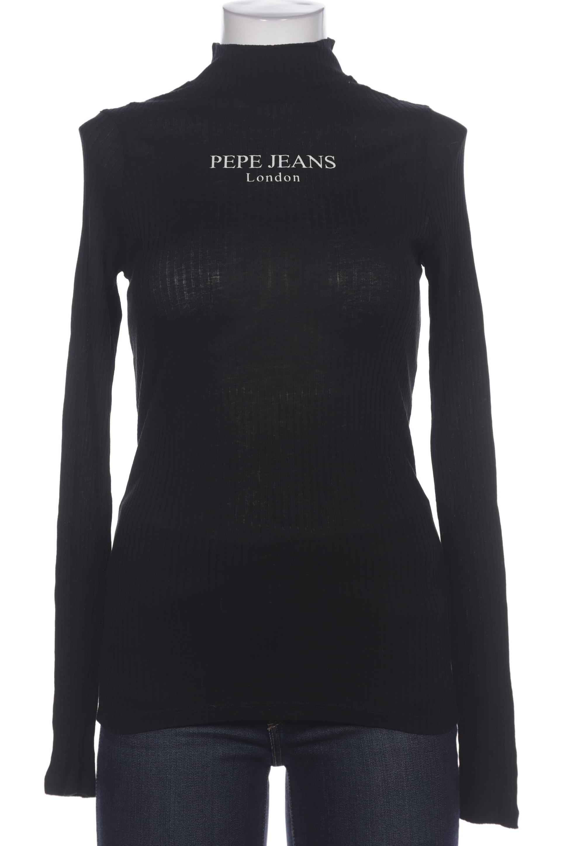 

Pepe Jeans Damen Langarmshirt, schwarz, Gr. 38