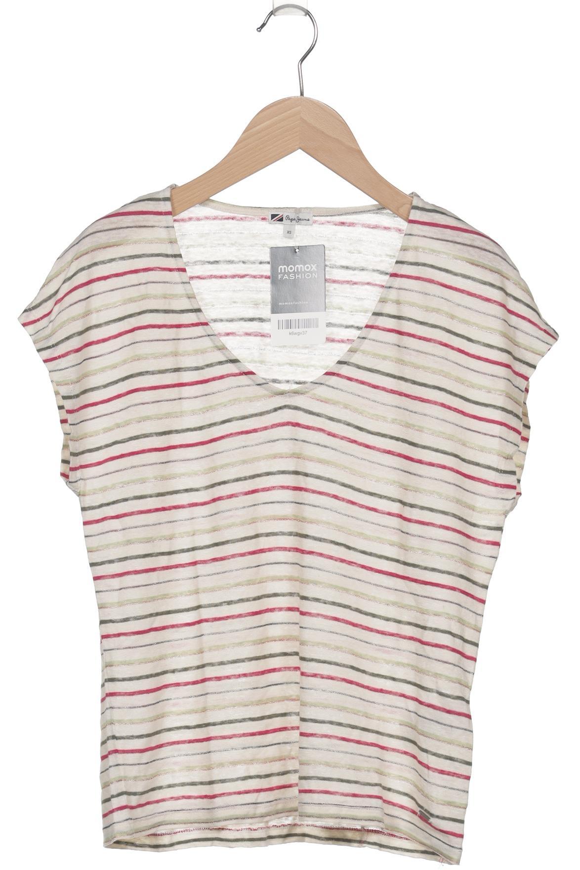 

Pepe Jeans Damen T-Shirt, cremeweiß, Gr. 34