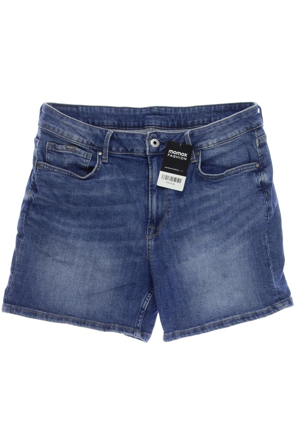 

Pepe Jeans Damen Shorts, blau, Gr. 32