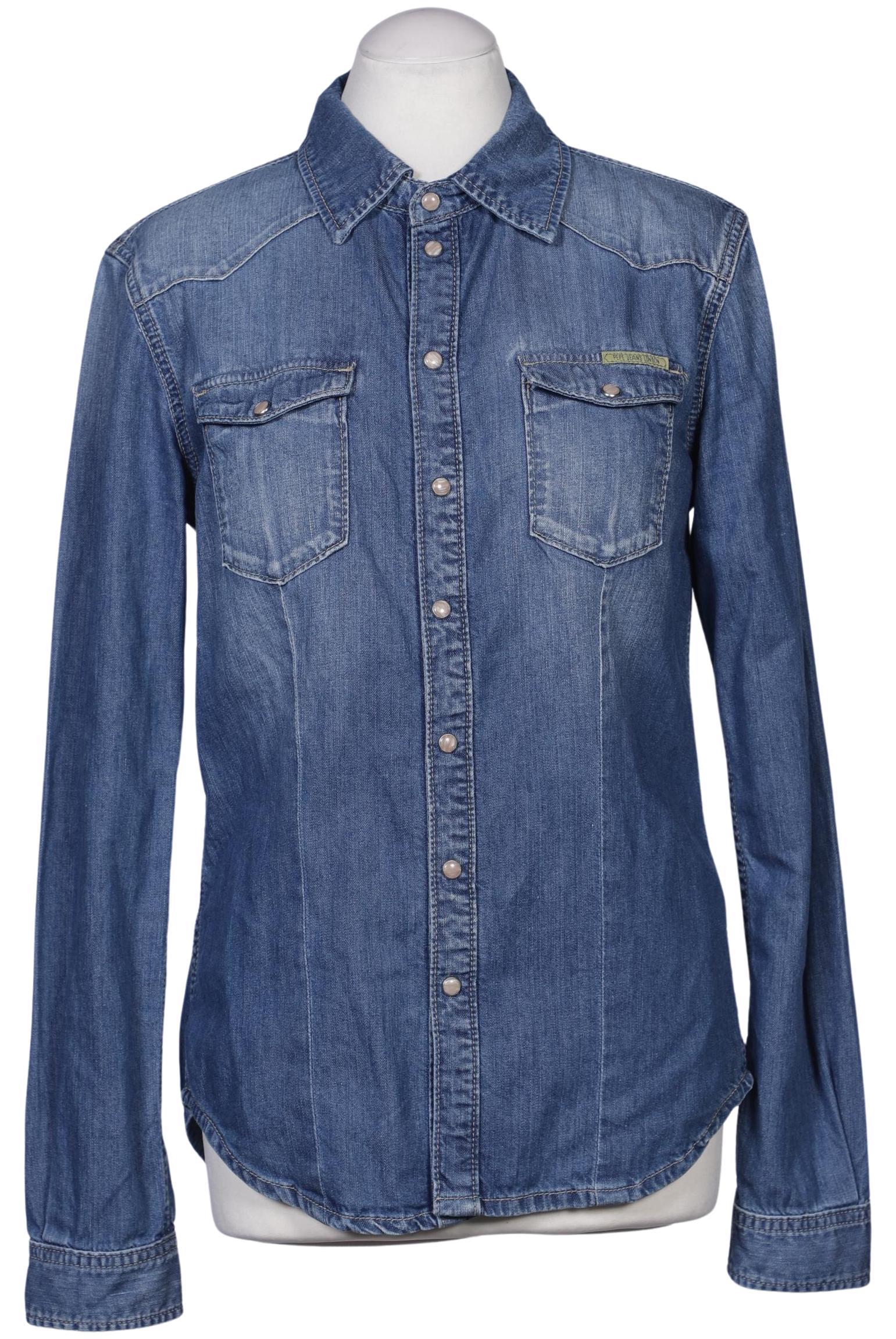 

Pepe Jeans Damen Bluse, blau, Gr. 38