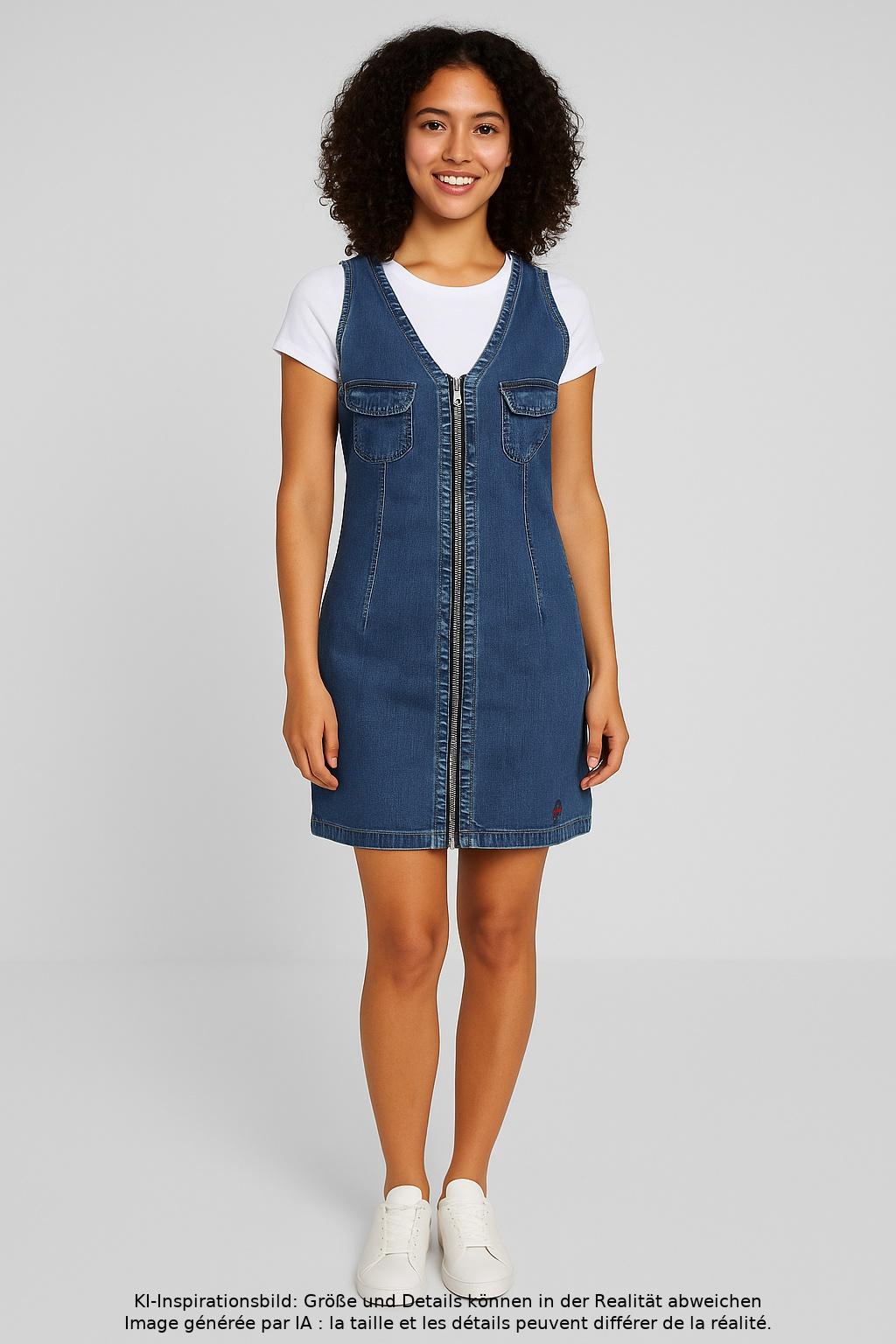 

Pepe Jeans Damen Kleid, blau, Gr. 38