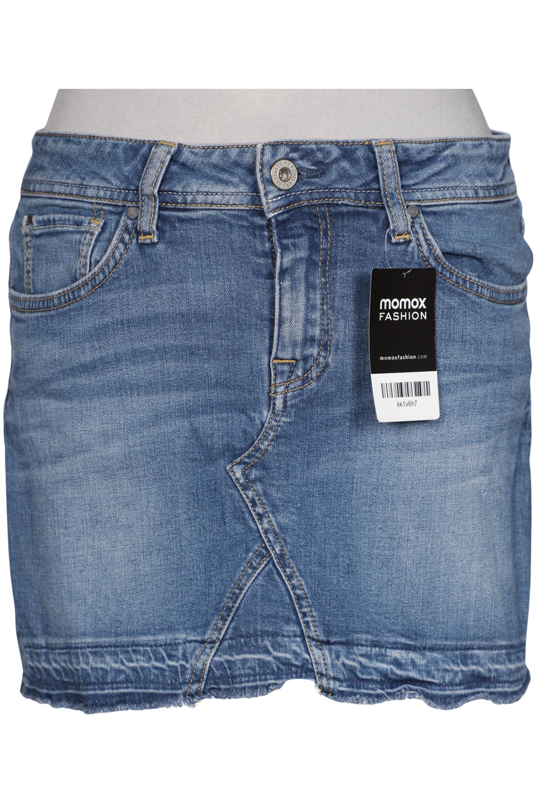 

Pepe Jeans Damen Rock, blau, Gr. 36