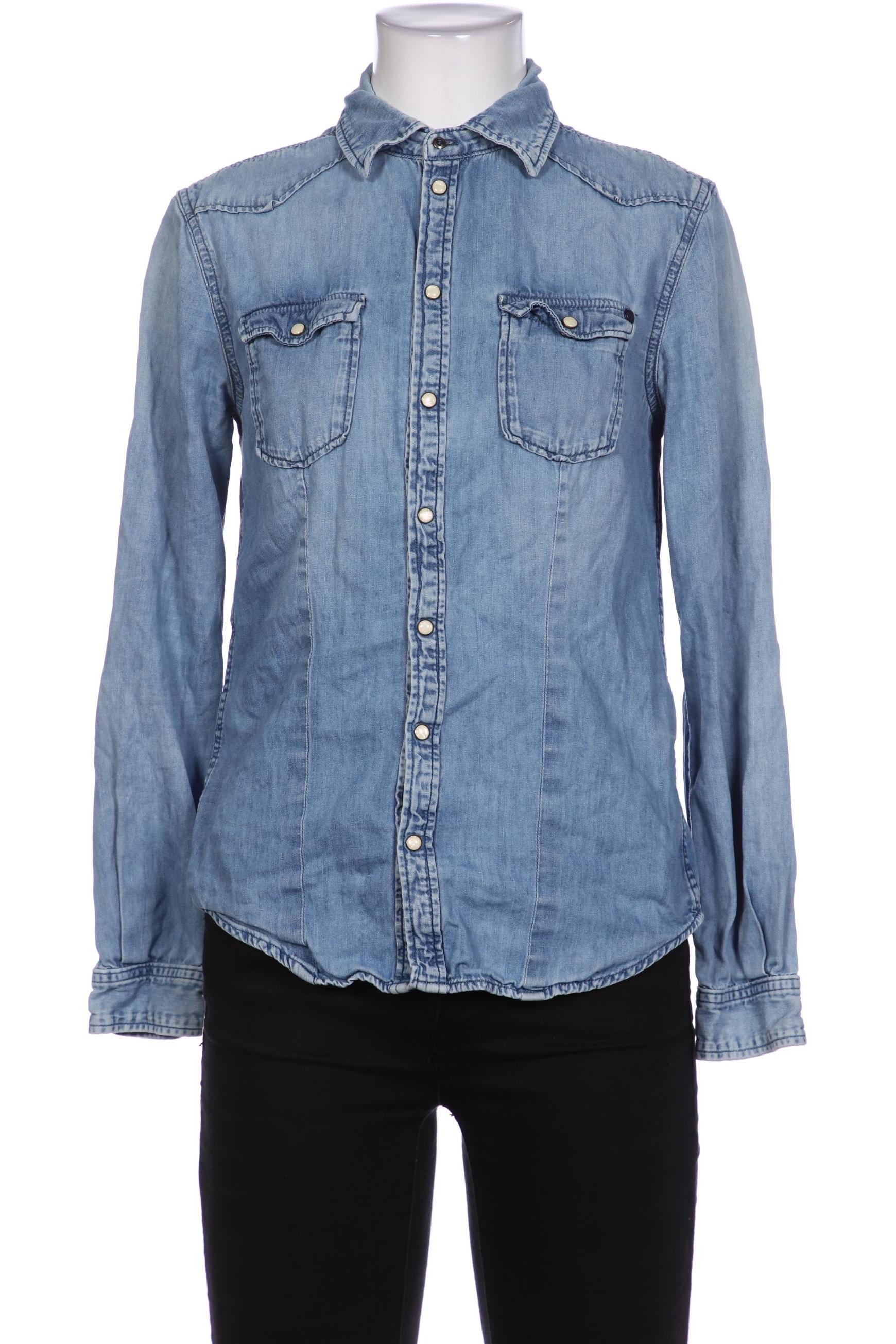 

Pepe Jeans Damen Bluse, blau, Gr. 38