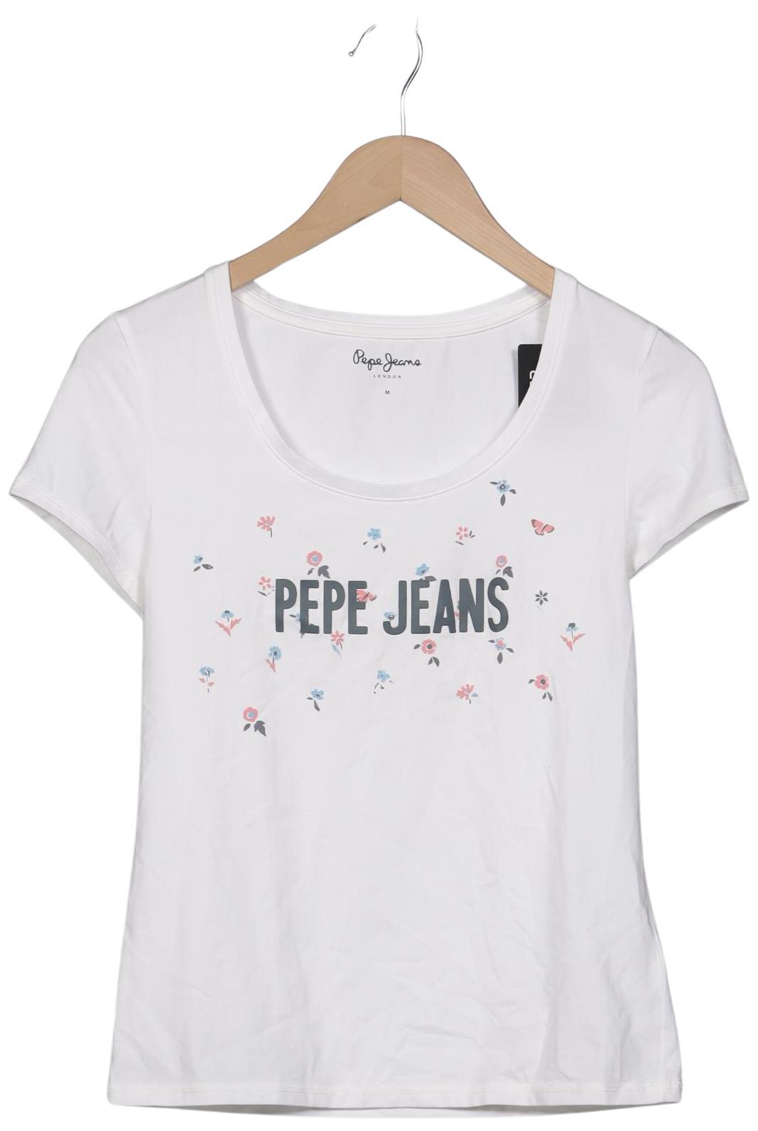 

Pepe Jeans Damen T-Shirt, weiß, Gr. 38