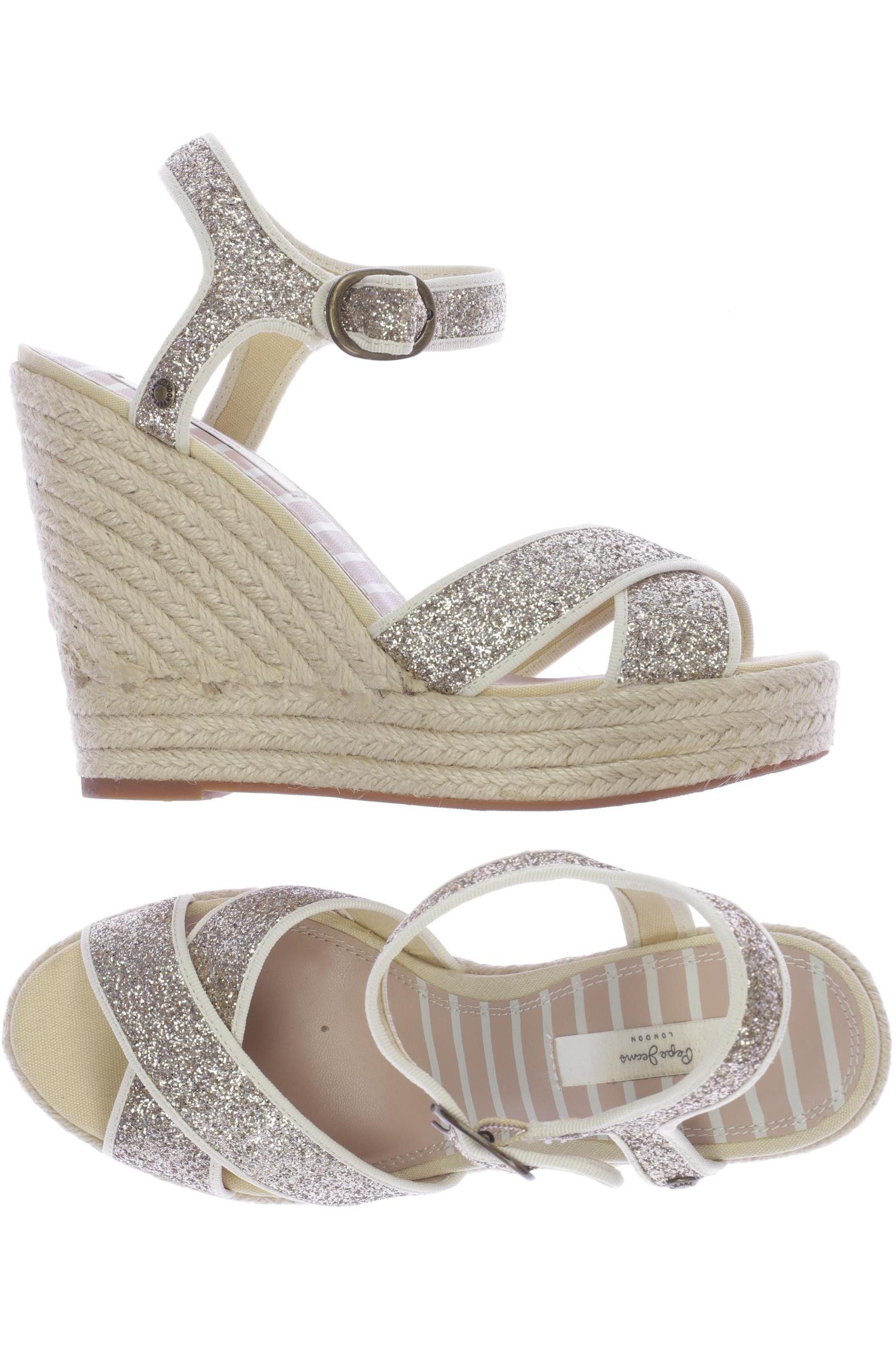 

Pepe Jeans Damen Sandale, gold, Gr. 39