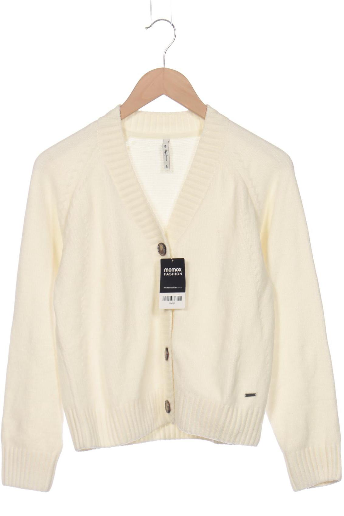 

Pepe Jeans Damen Strickjacke, cremeweiß, Gr. 16