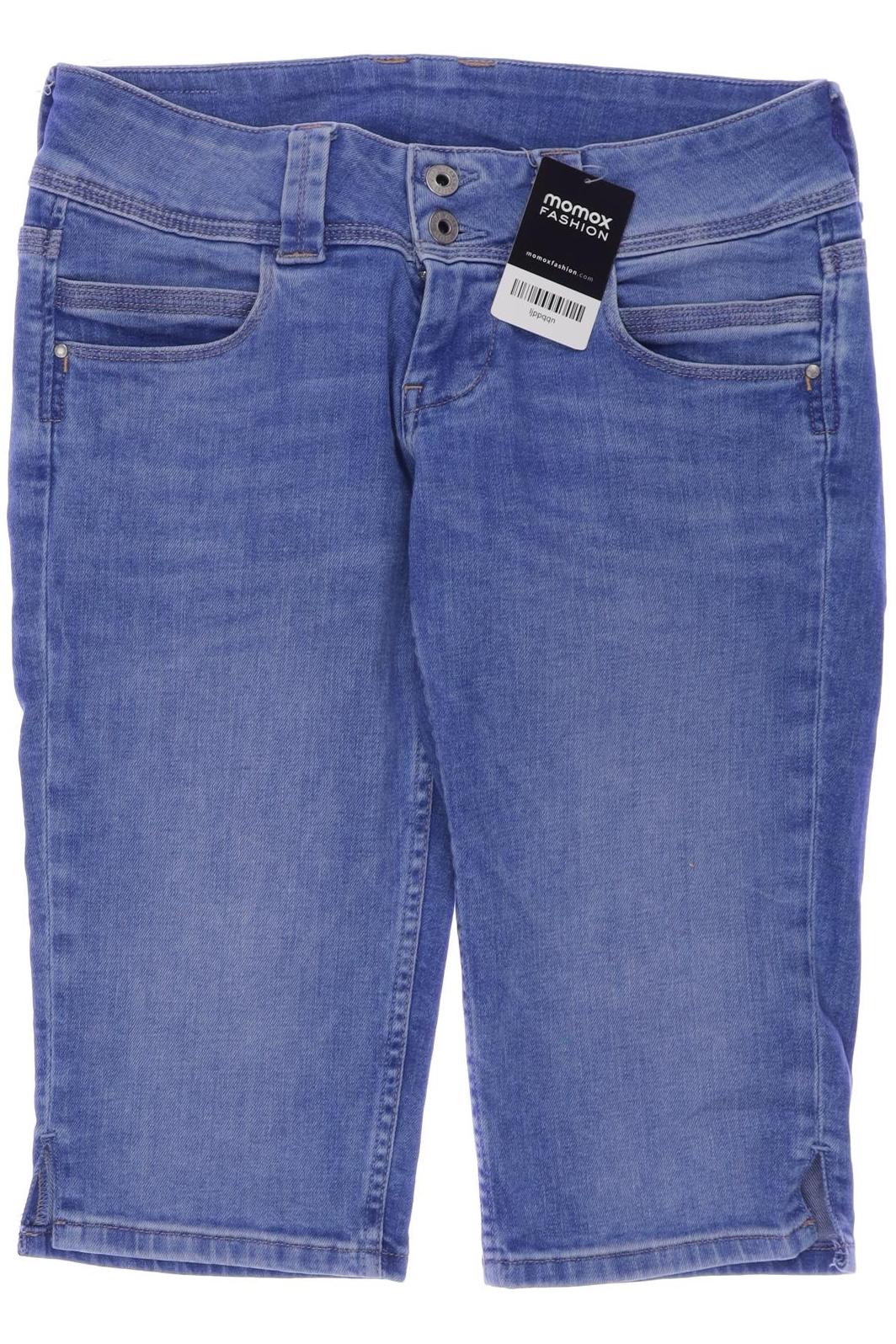 

Pepe Jeans Damen Shorts, blau, Gr. 28