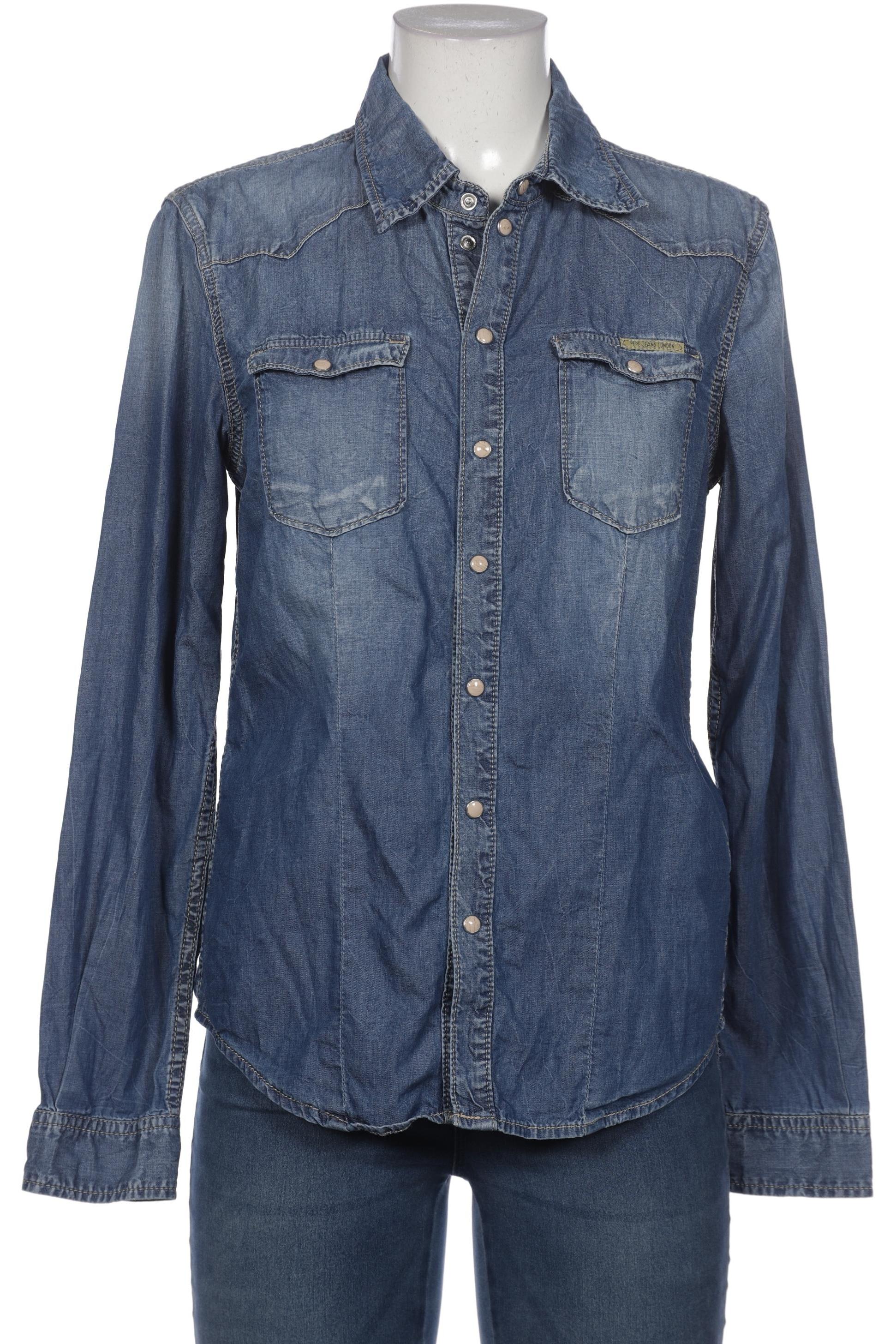 

Pepe Jeans Damen Bluse, blau, Gr. 42