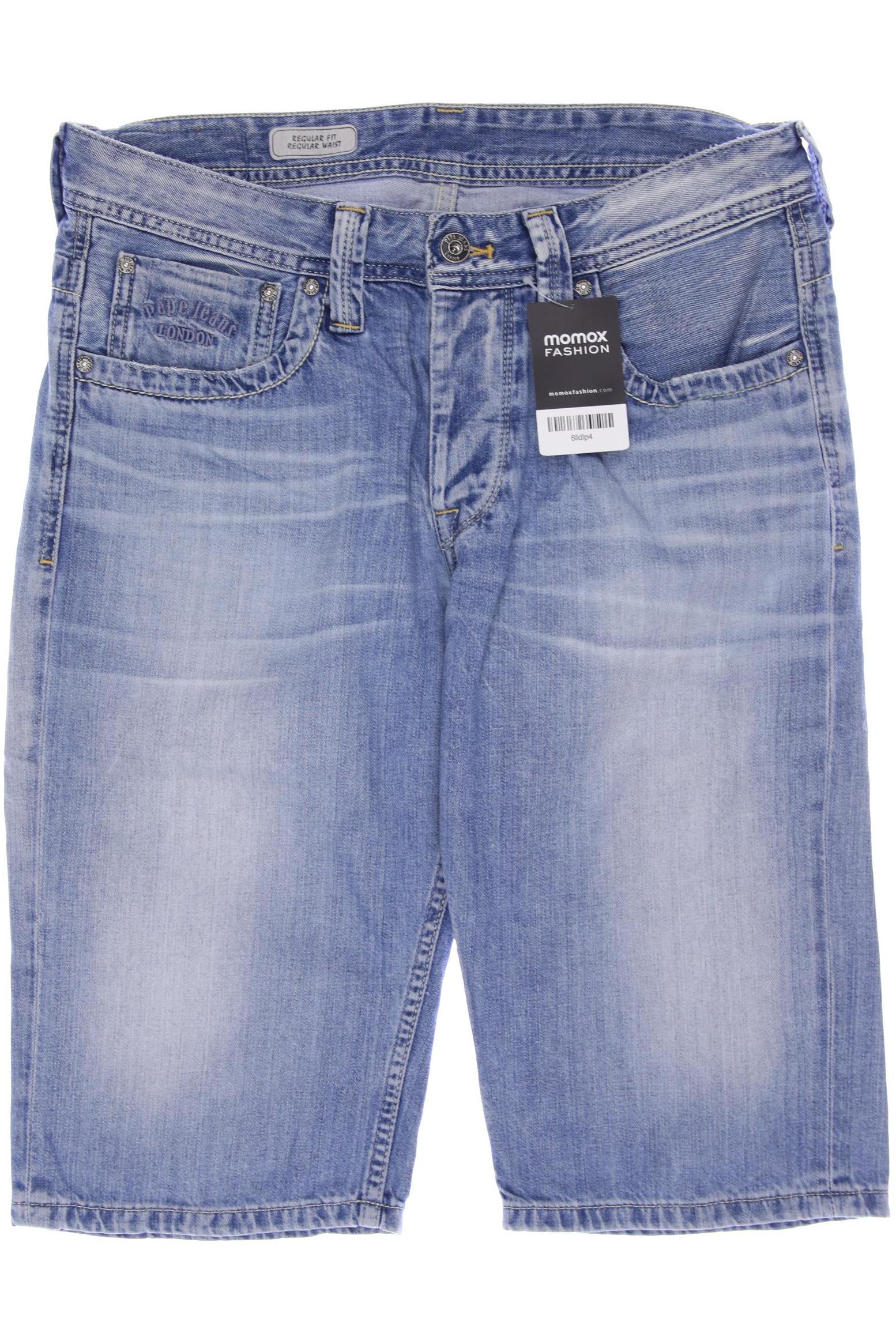 

Pepe Jeans Damen Shorts, blau, Gr. 32