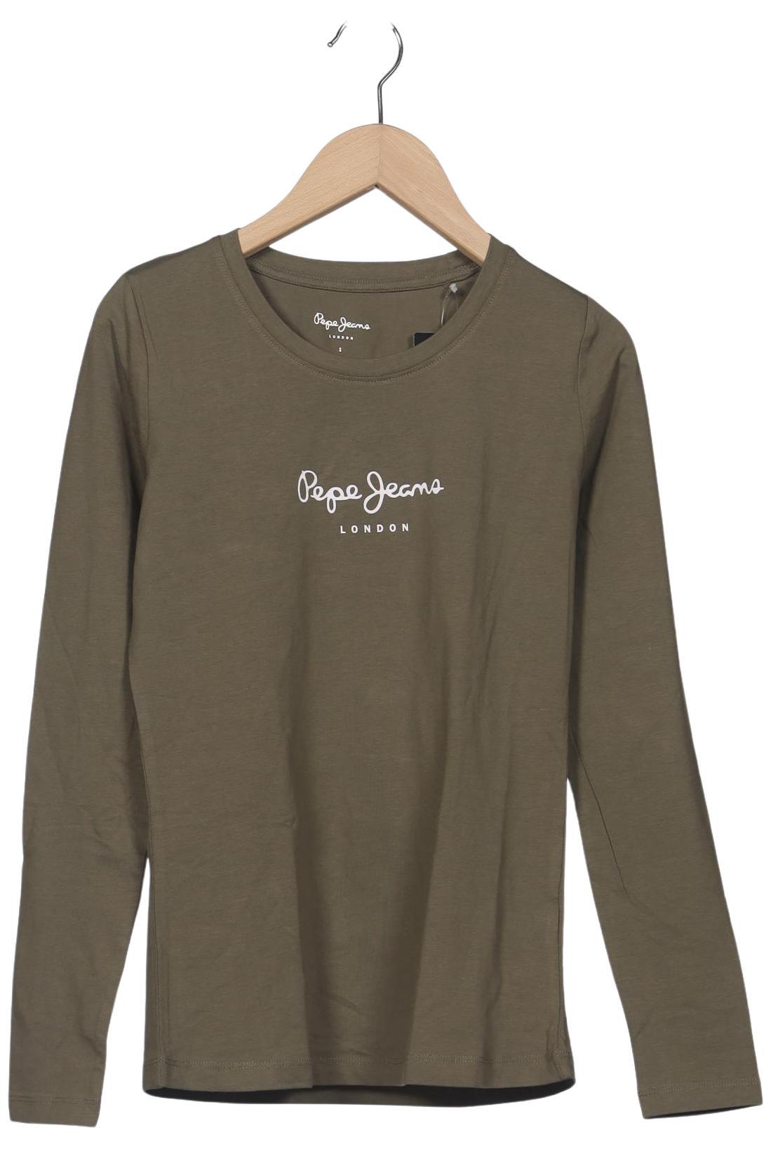 

Pepe Jeans Damen Langarmshirt, grün, Gr. 36