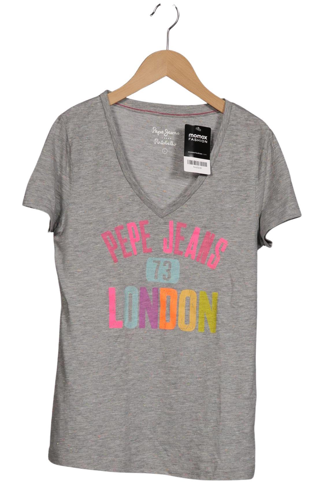 

Pepe Jeans Damen T-Shirt, grau, Gr. 42