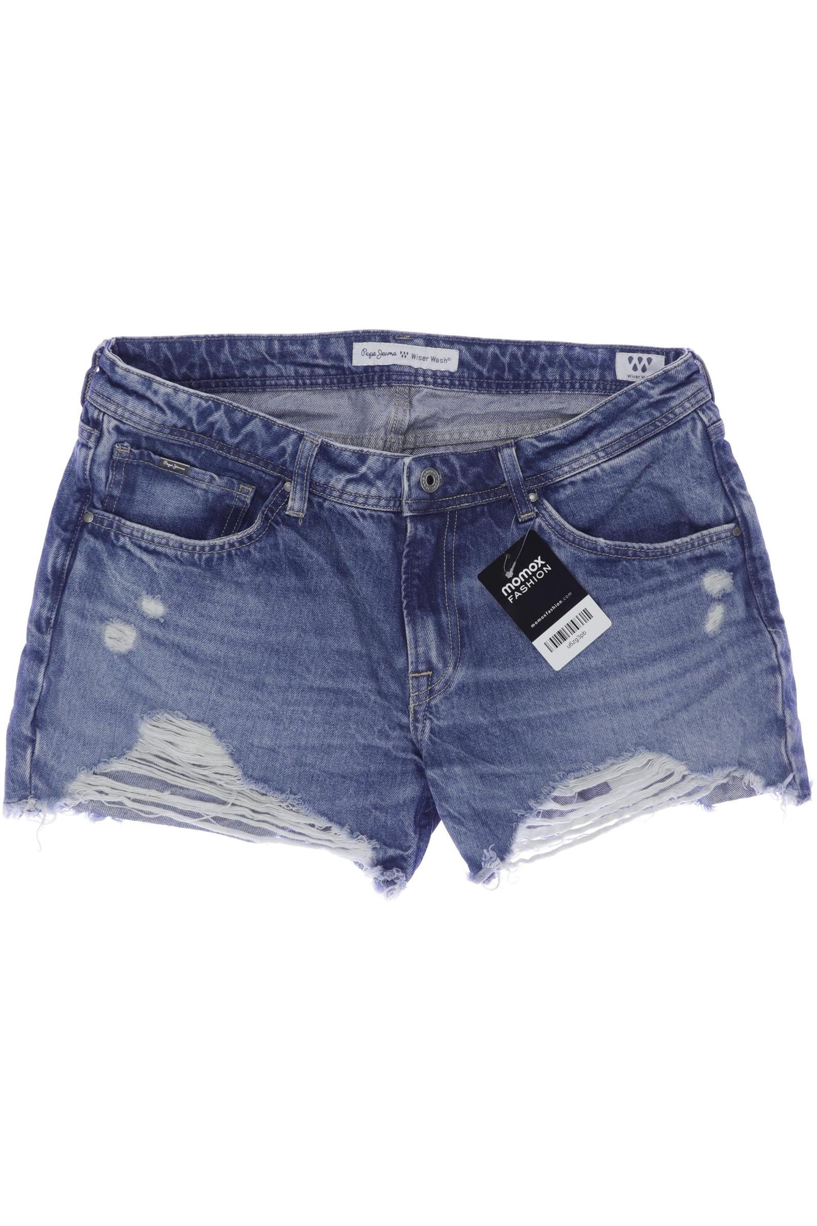 

Pepe Jeans Damen Shorts, blau, Gr. 29