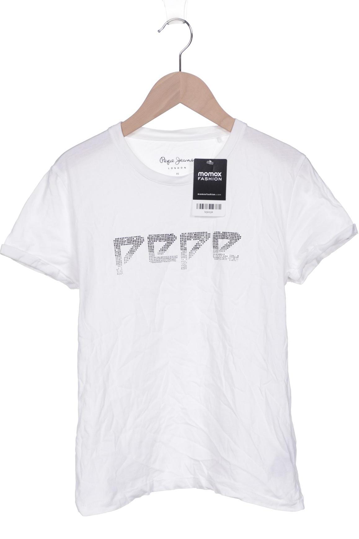 

Pepe Jeans Damen T-Shirt, weiß, Gr. 34