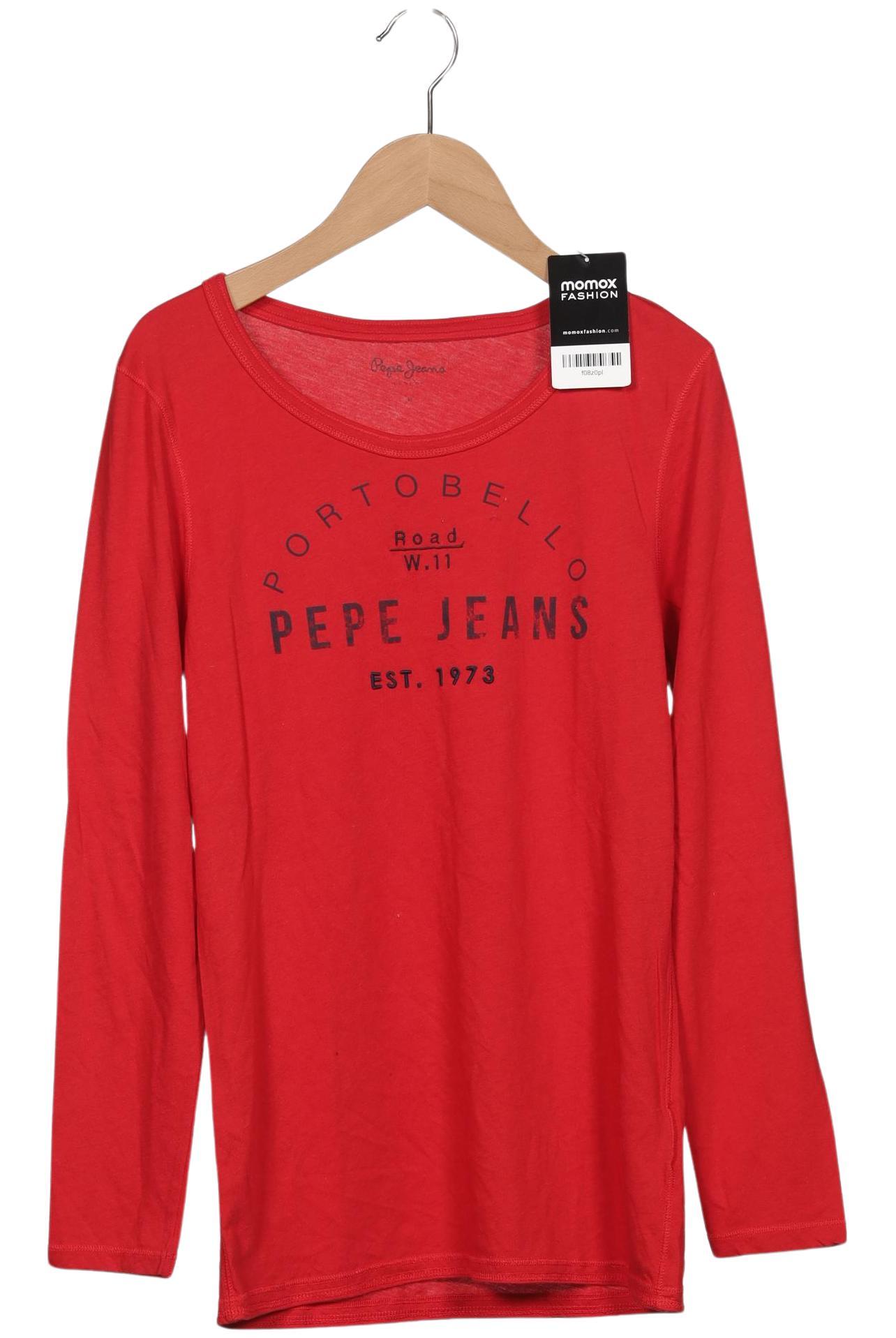 

Pepe Jeans Damen Langarmshirt, rot, Gr. 38