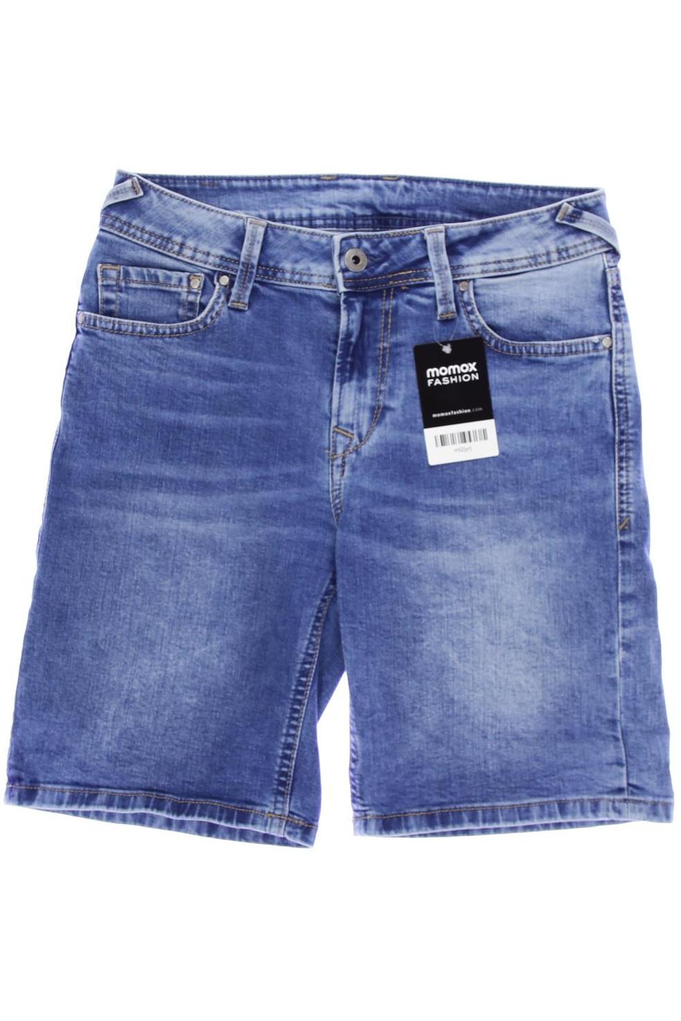 

Pepe Jeans Damen Shorts, blau, Gr. 26