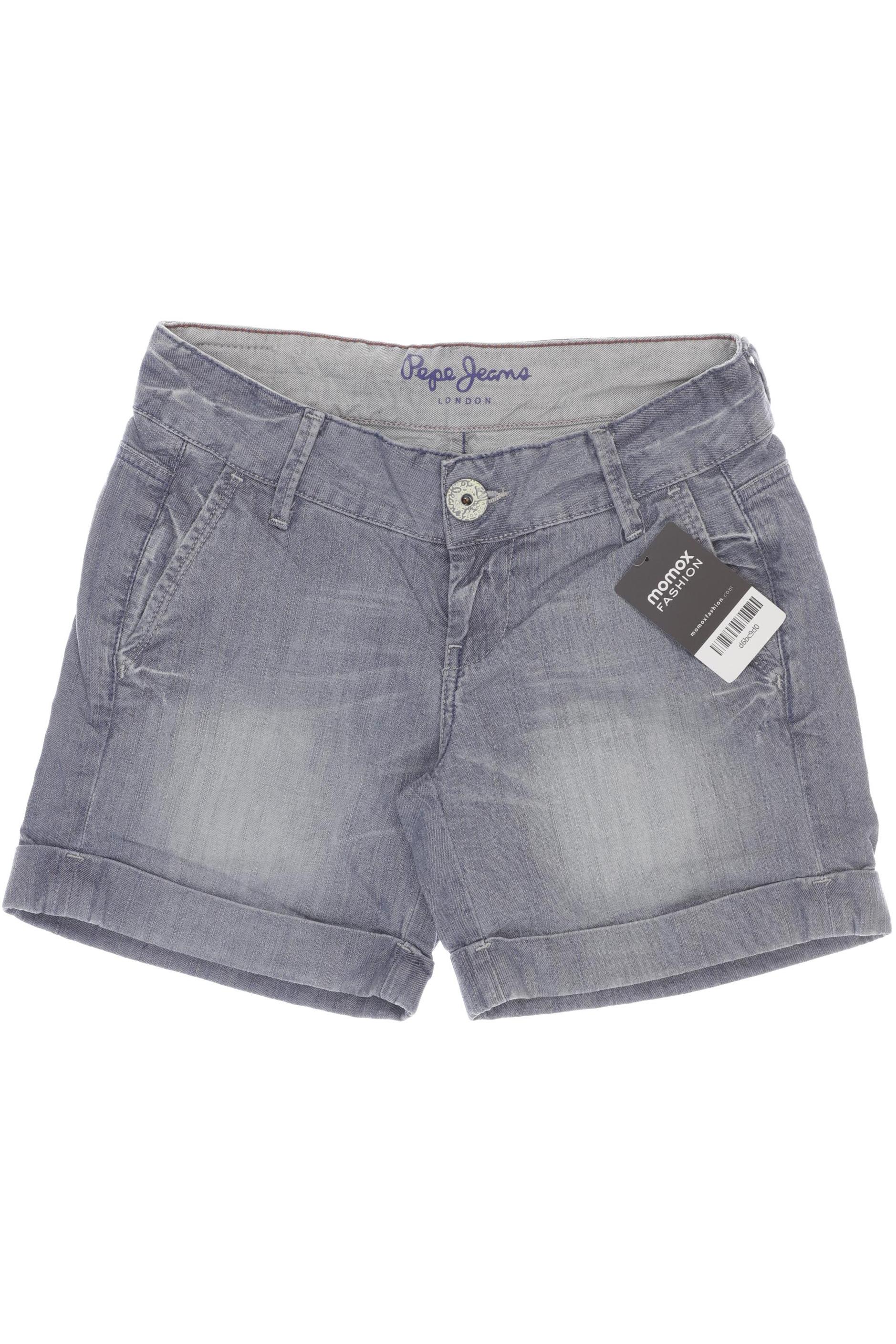 

Pepe Jeans Damen Shorts, blau, Gr. 26