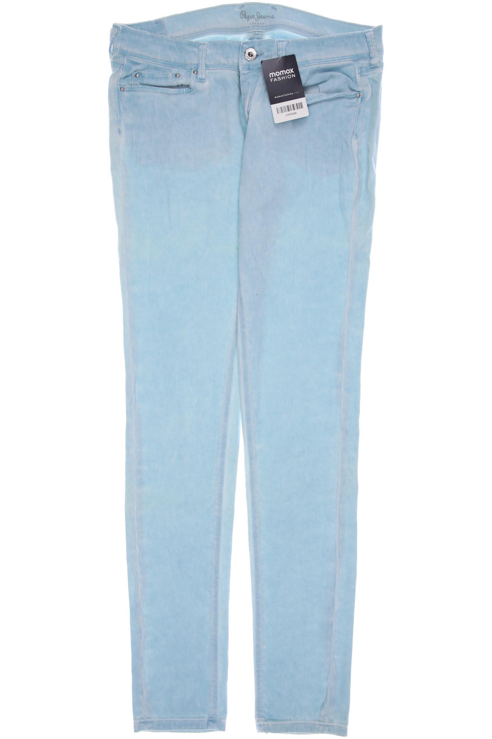 

Pepe Jeans Damen Jeans, türkis, Gr. 30