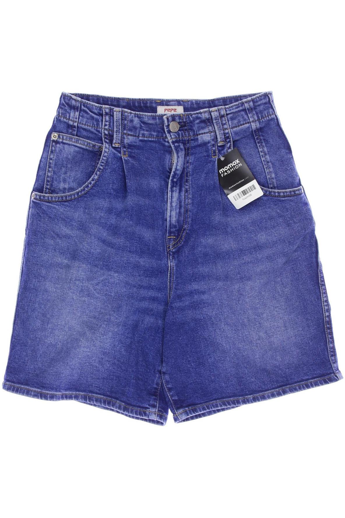 

Pepe Jeans Damen Shorts, blau, Gr. 27