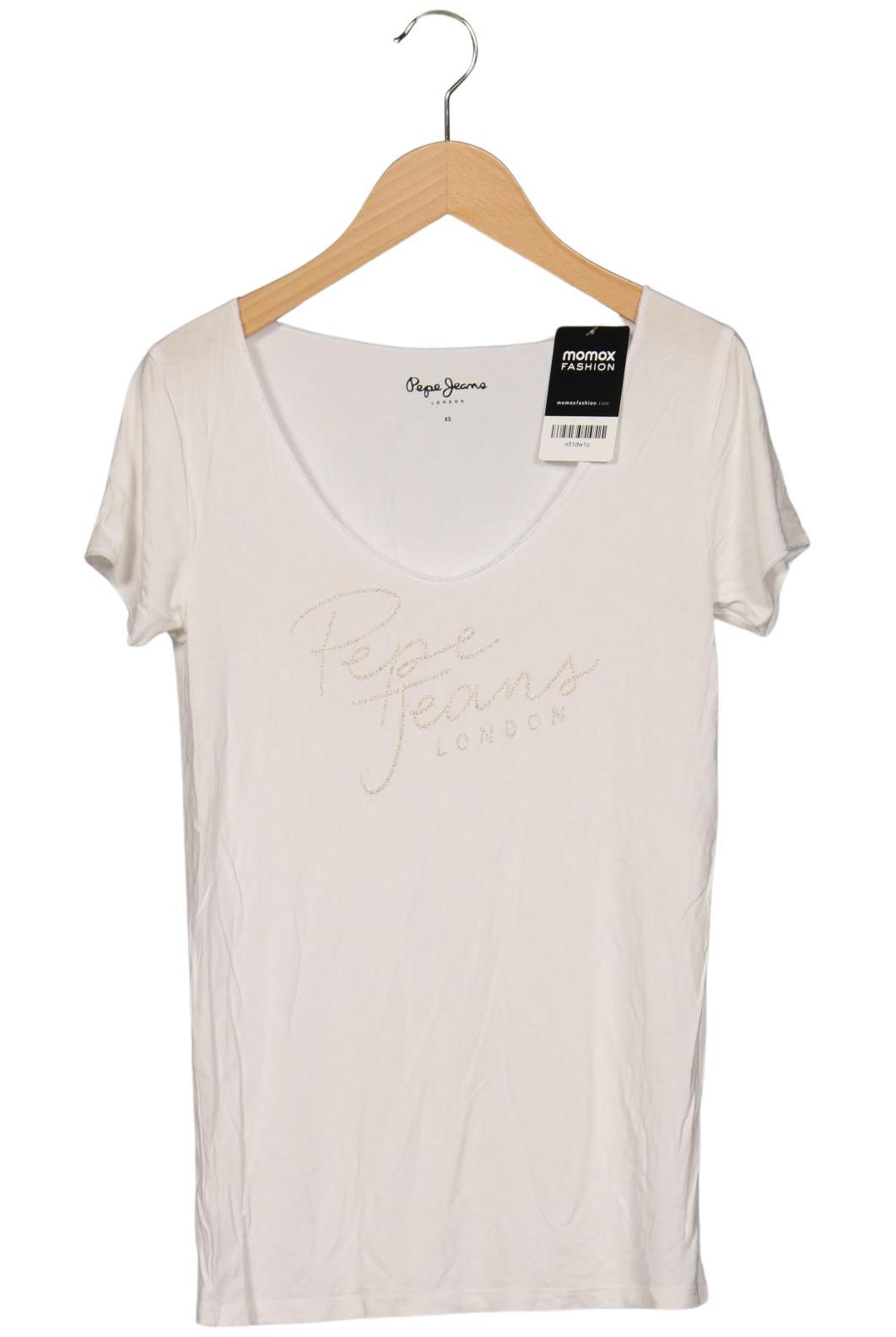

Pepe Jeans Damen T-Shirt, weiß, Gr. 34