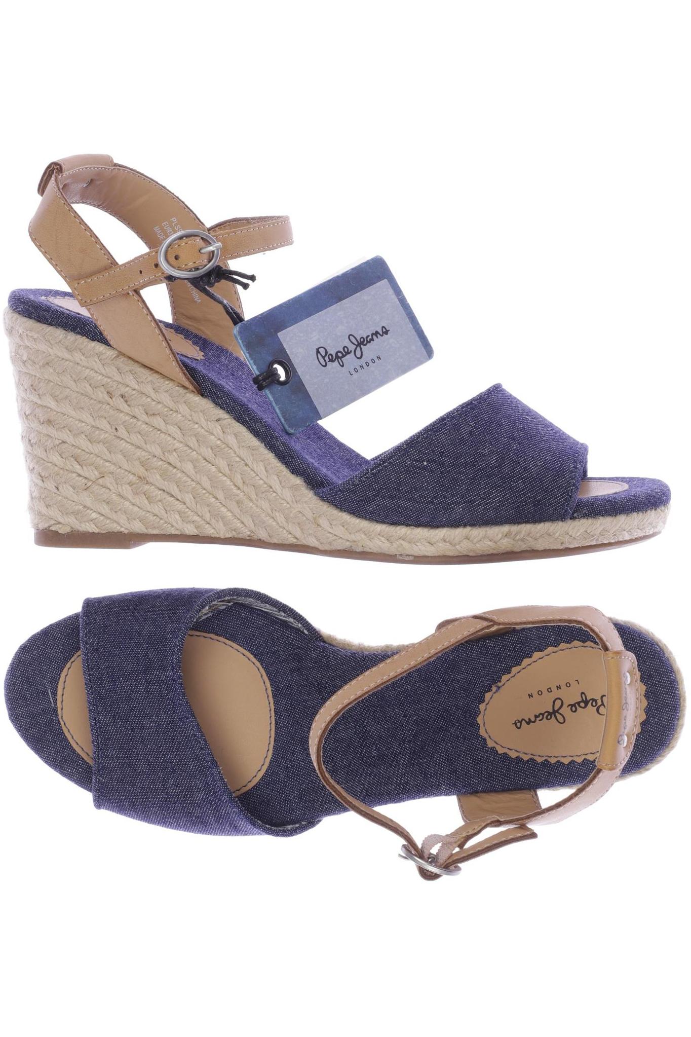 

Pepe Jeans Damen Sandale, blau, Gr. 39