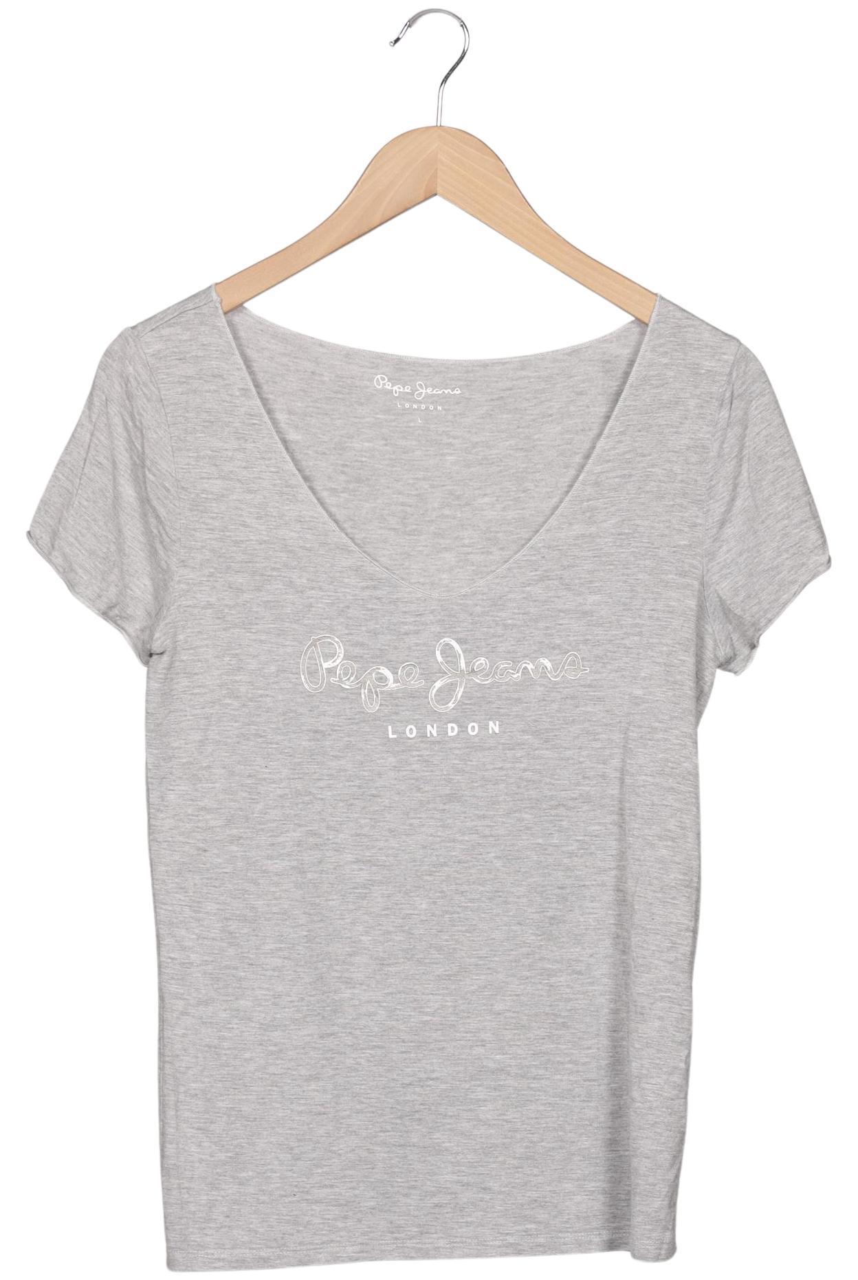 

Pepe Jeans Damen T-Shirt, grau, Gr. 42