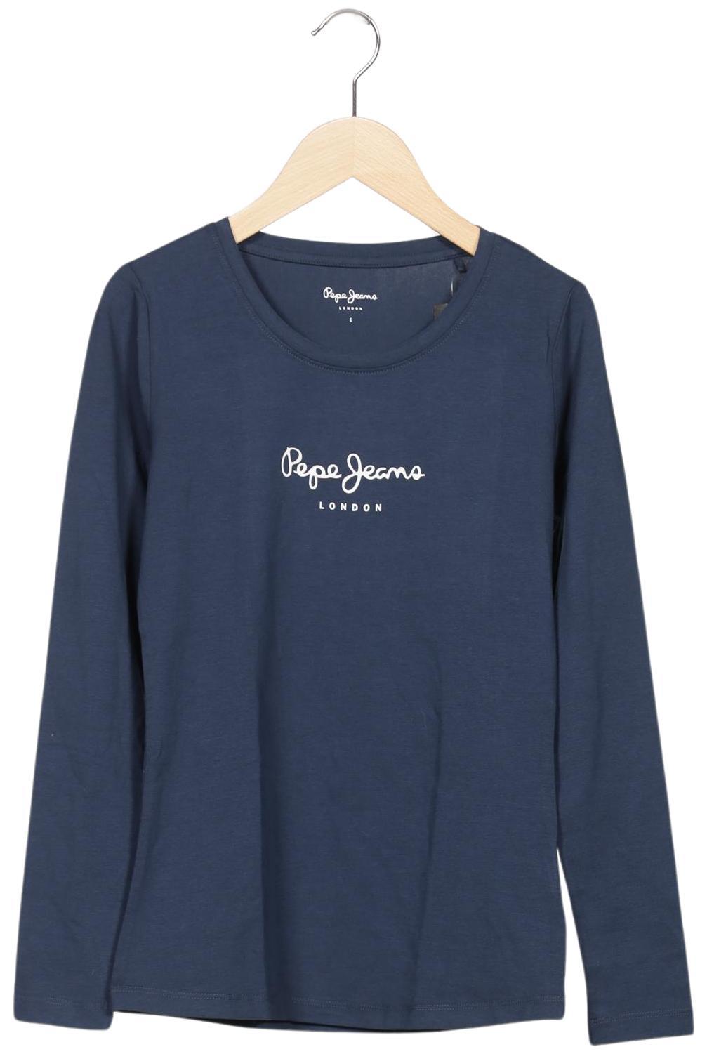 

Pepe Jeans Damen Langarmshirt, marineblau, Gr. 36