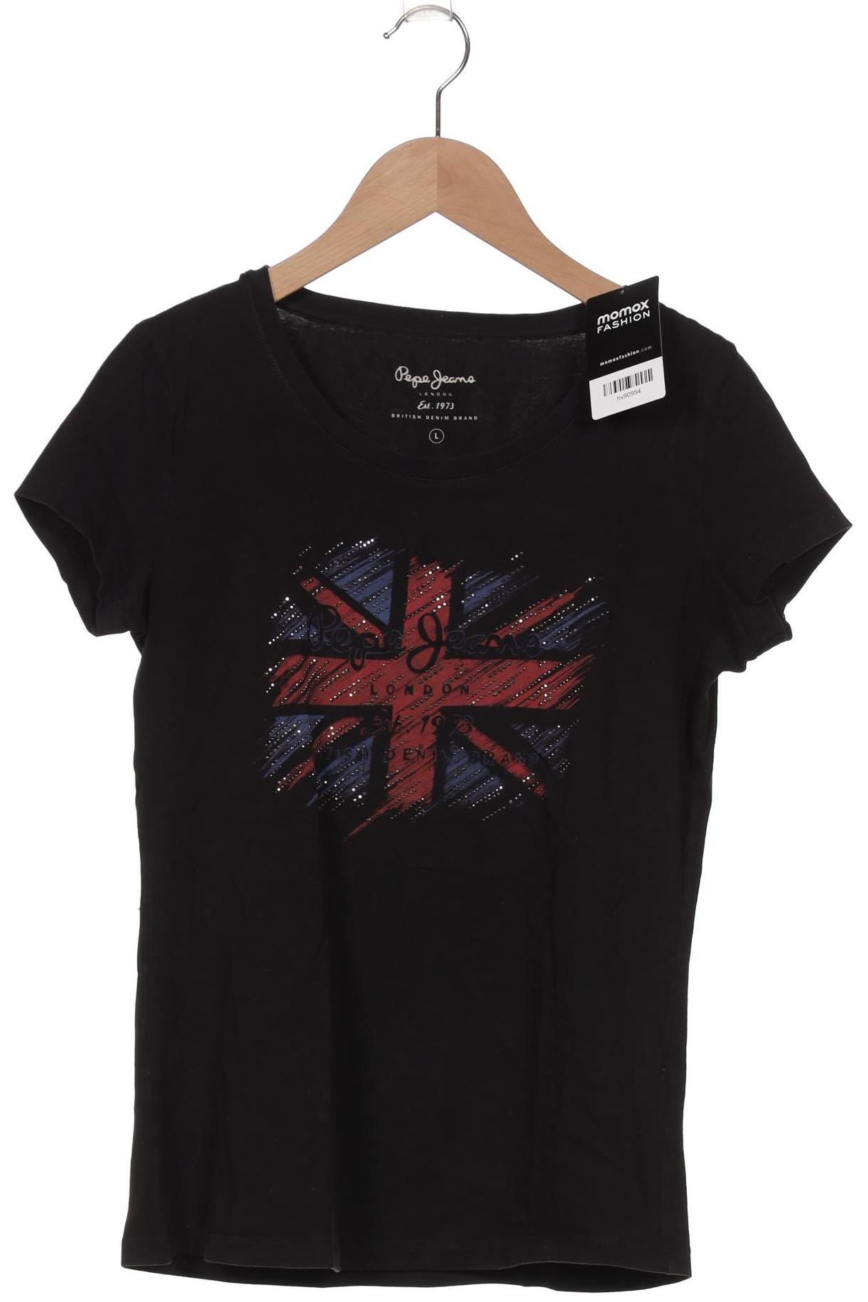 

Pepe Jeans Damen T-Shirt, schwarz, Gr. 42