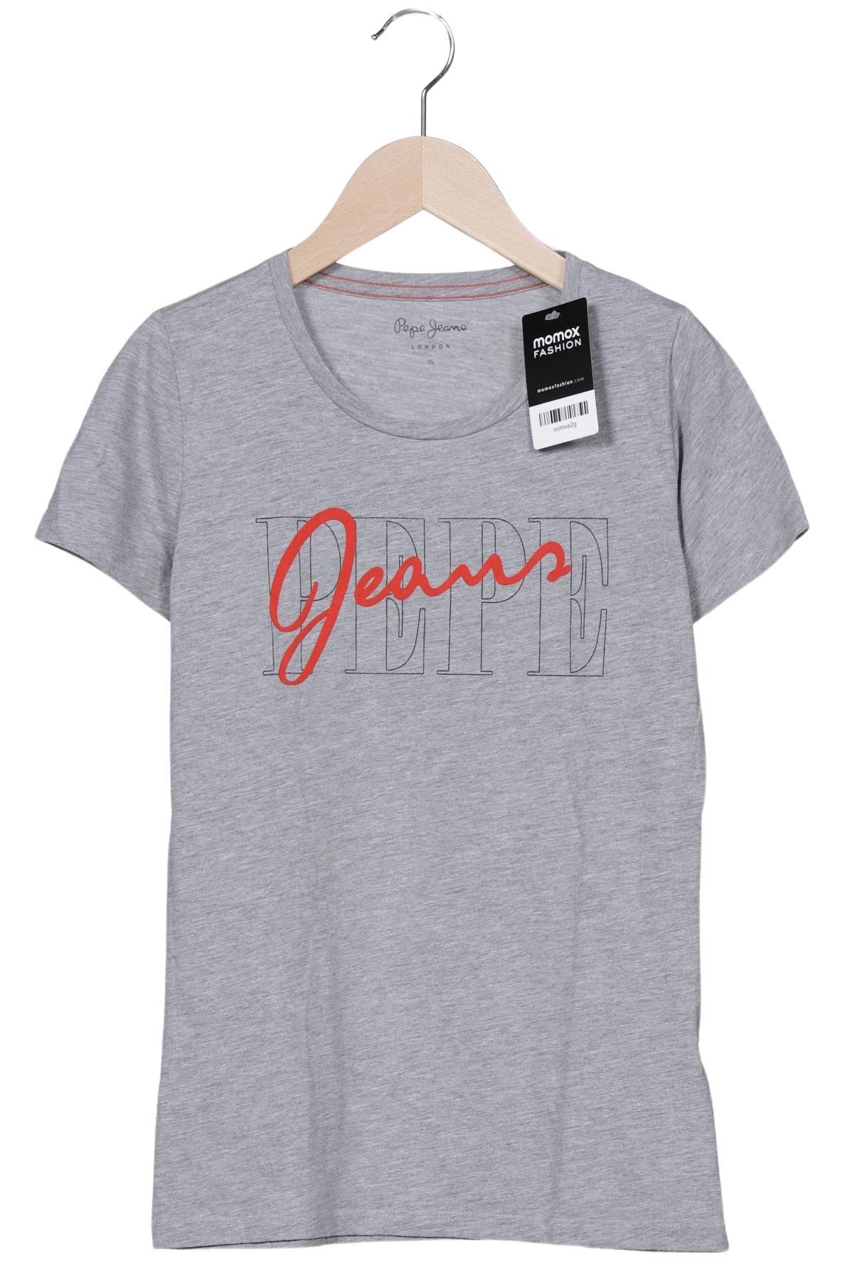 

Pepe Jeans Damen T-Shirt, grau, Gr. 34