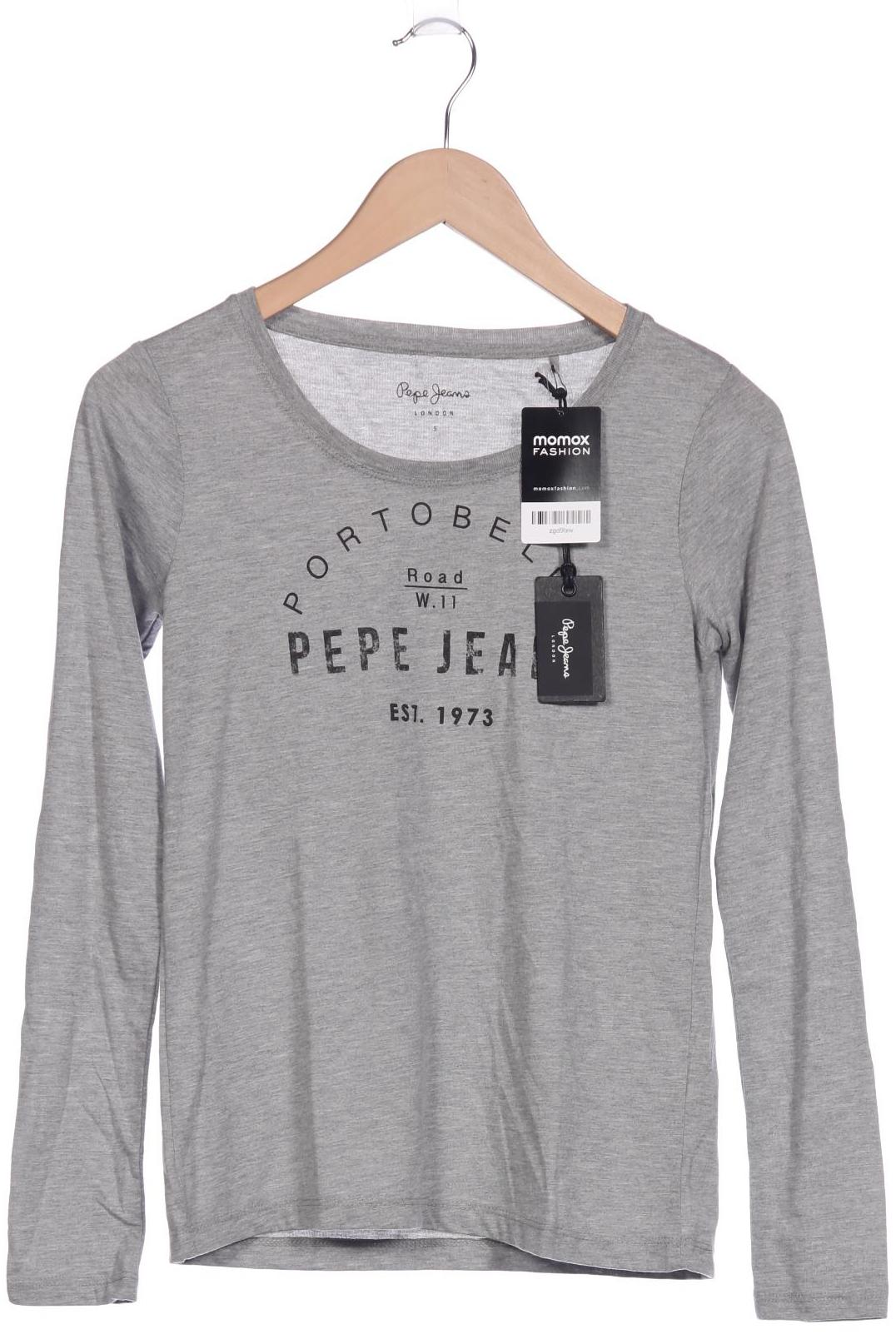 

Pepe Jeans Damen Langarmshirt, grau, Gr. 36